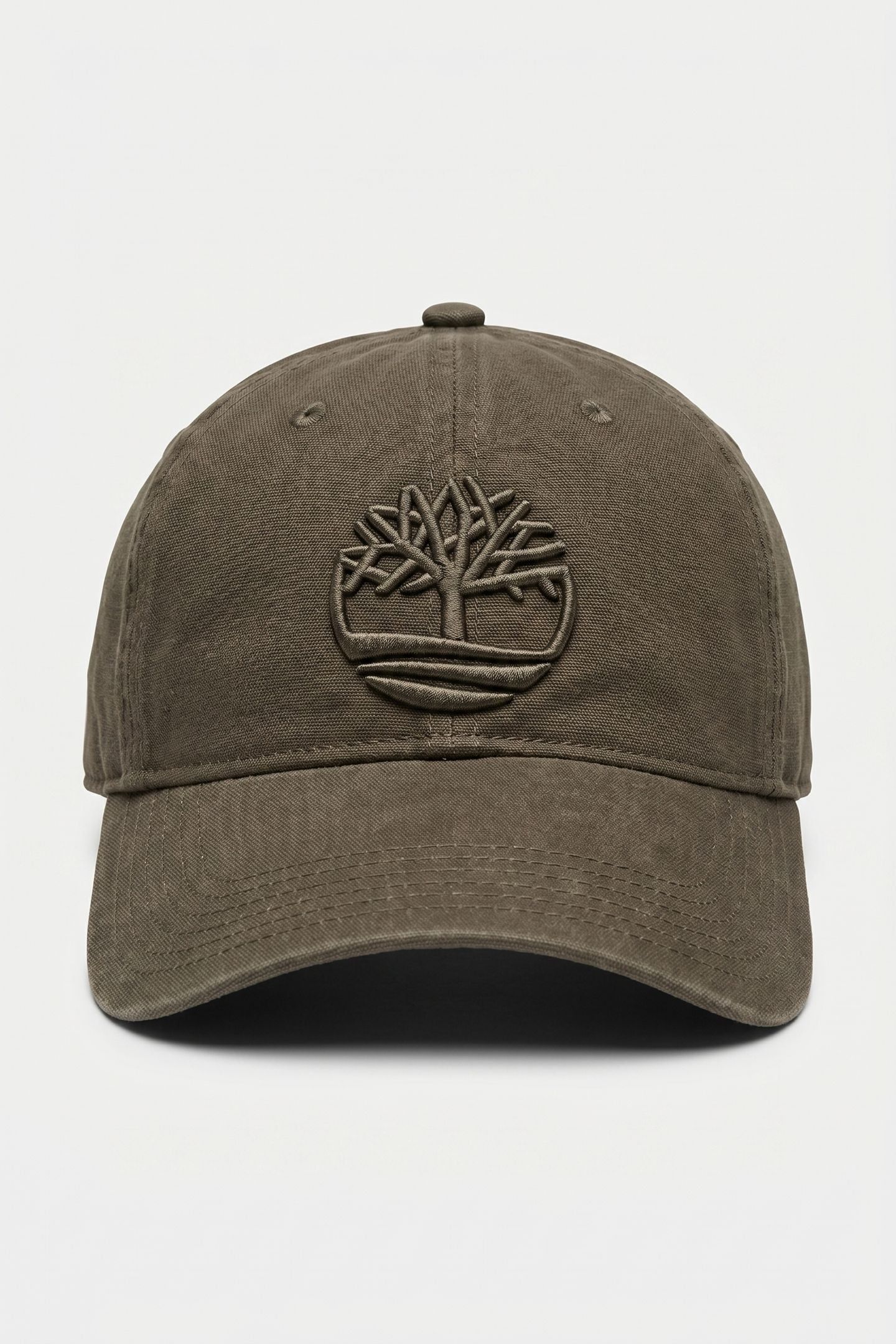 CANVAS EMBROIDERED CAP LEAF GREEN 2