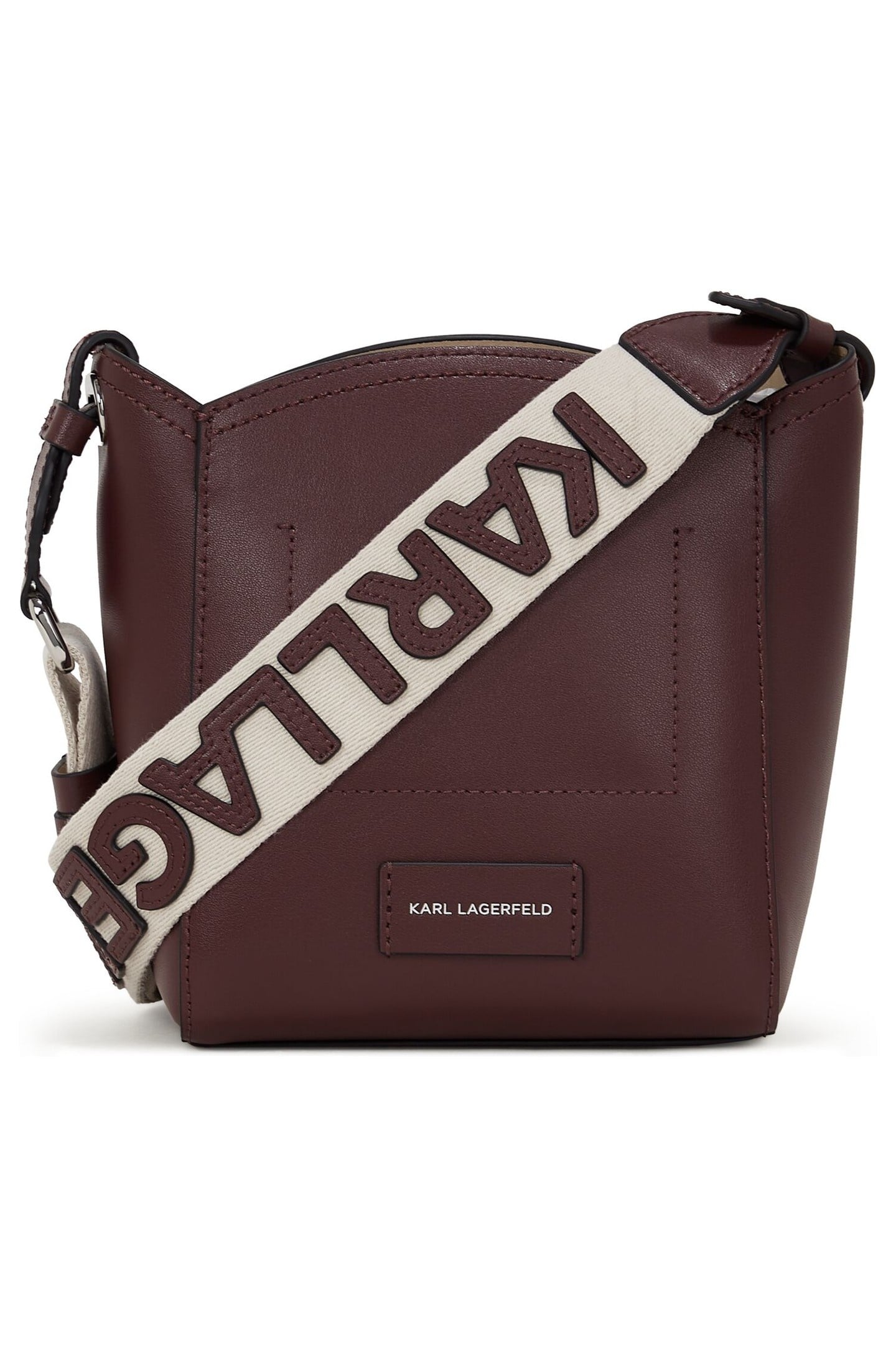 K/CIRCLE SMALL BUCKET PERFORATED WINDSOR BURGUNDY 5