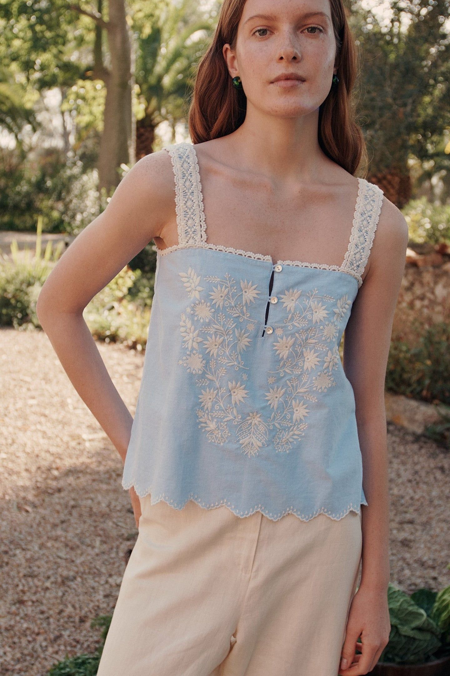 BLOUSE PARADINE LIGHT BLUE 1