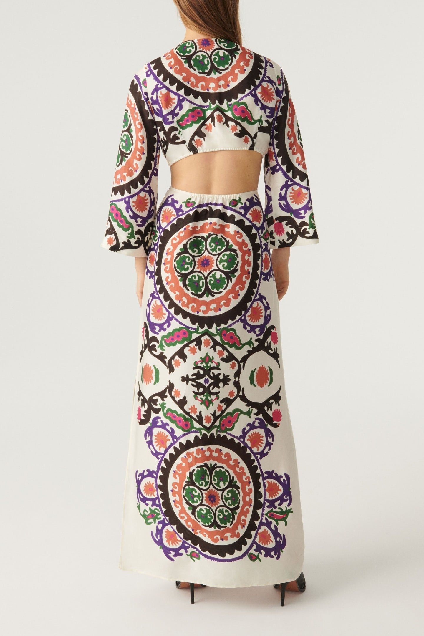 ROBE FALVA ECRU 2