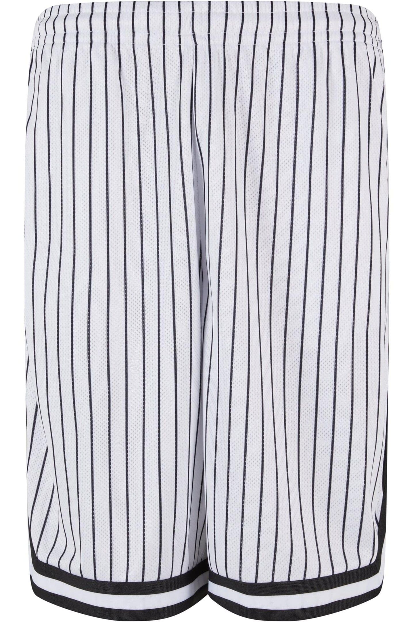 STRIPED MESH SHORTS WHITE/BLACK 5