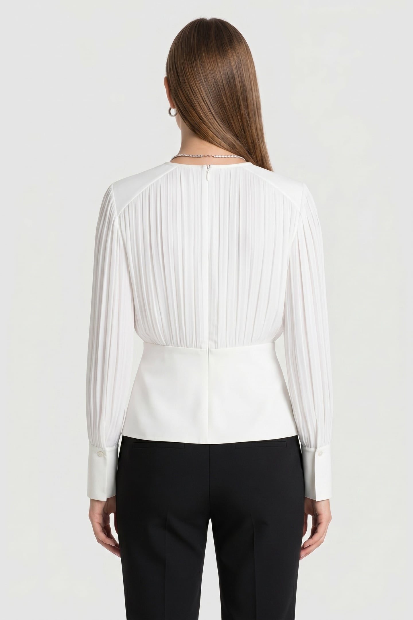 ELEGANT GATHERED BLOUSE PRISTINE 2