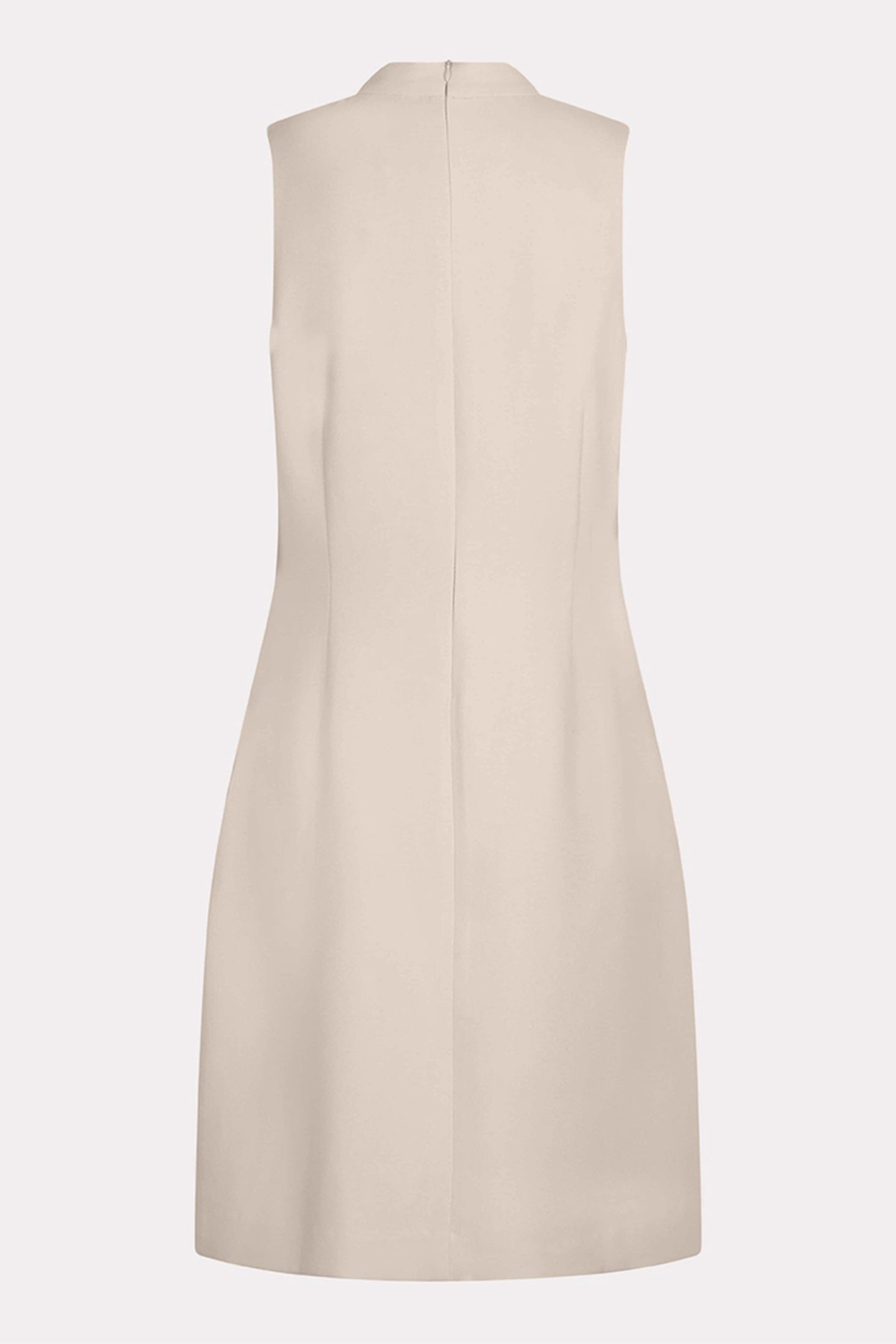 DRESS SLV/LSS BOW SAND 2