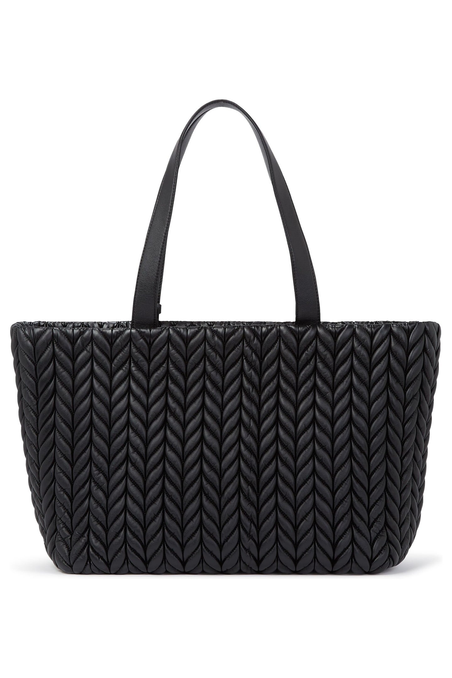K/WEAVE LARGE TOTE BLACK-NICKEL 3
