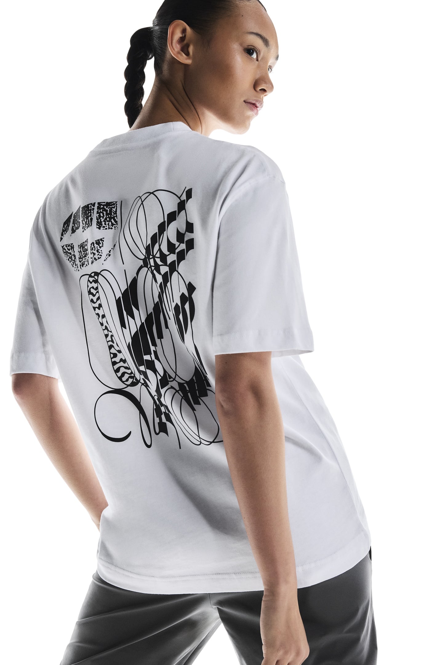 CLUB-T GRAPHIC 1 W WHITE | BLACK WHITE | BLACK 5