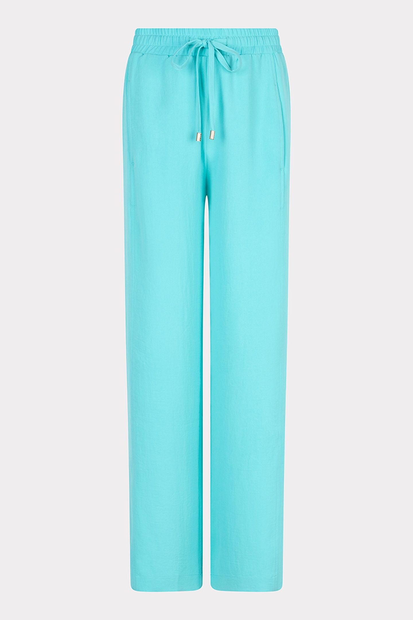 TROUSERS WIDE ELASTIC CRINKLE LAGOON 4