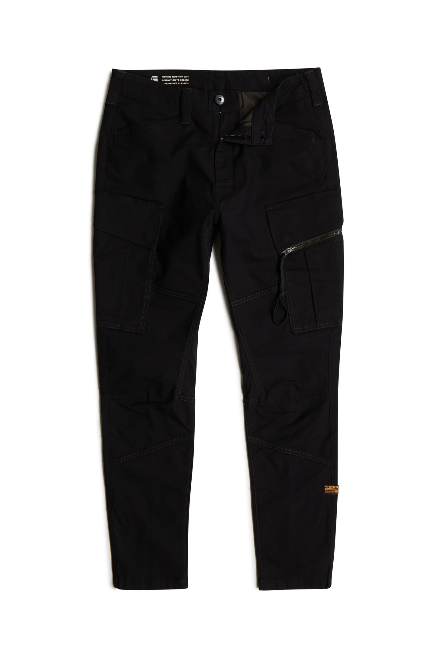 ZIP POCKET 3D SKINNY CARGO 2.0 BLACK 4