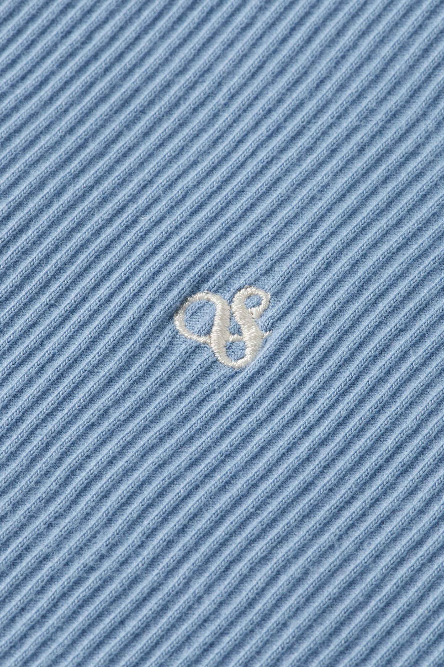 RIB RACER TANK FADED DENIM 7