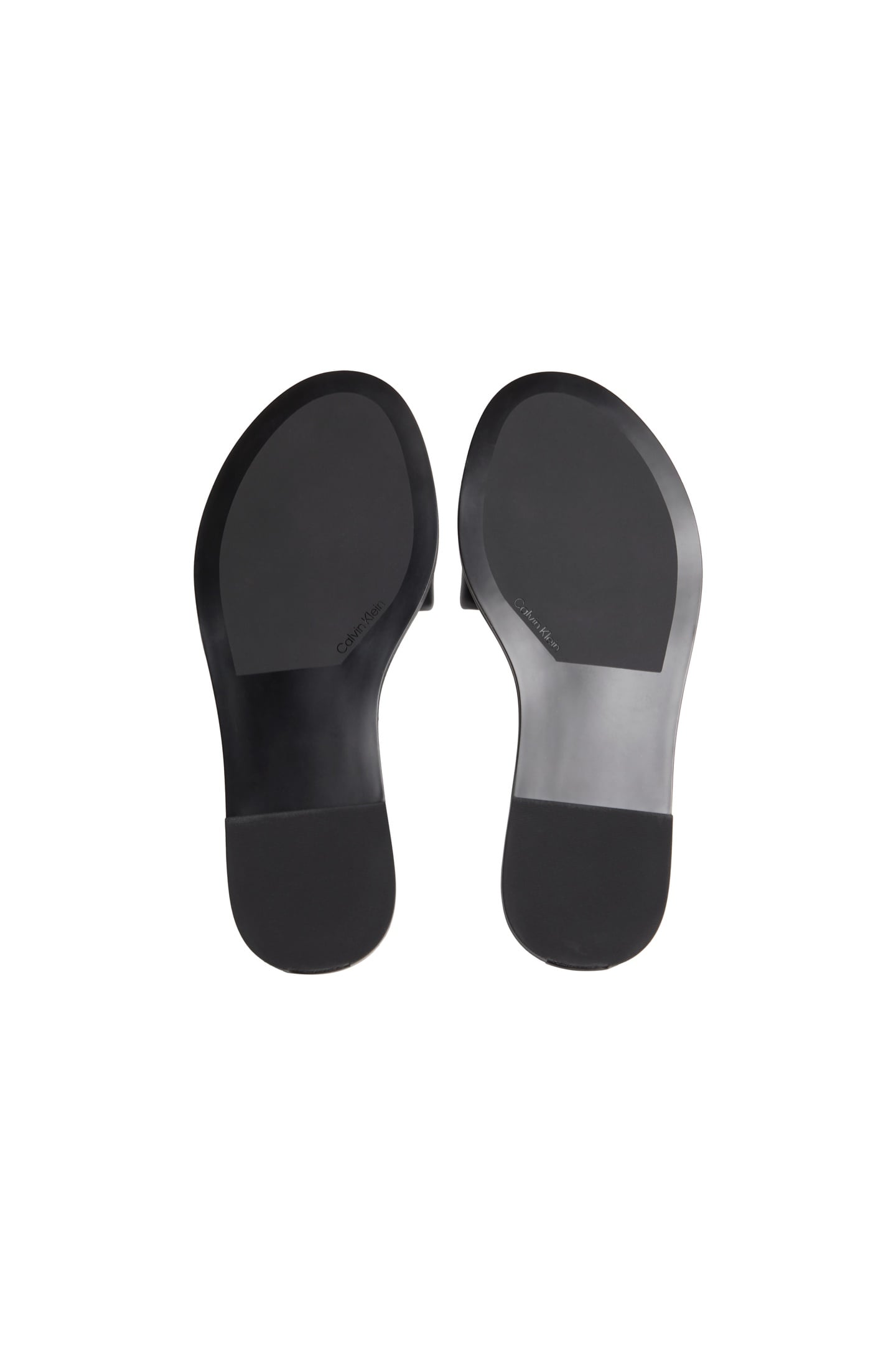 ROUND FLAT SANDAL LEATHER TRIPLE BLACK 4