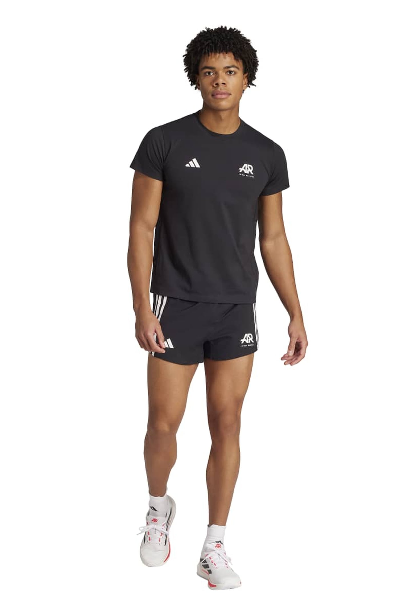 UNISEX PERFORMANCE ADIDAS RUNNERS UNITEFIT T-SHIRT BLACK 2