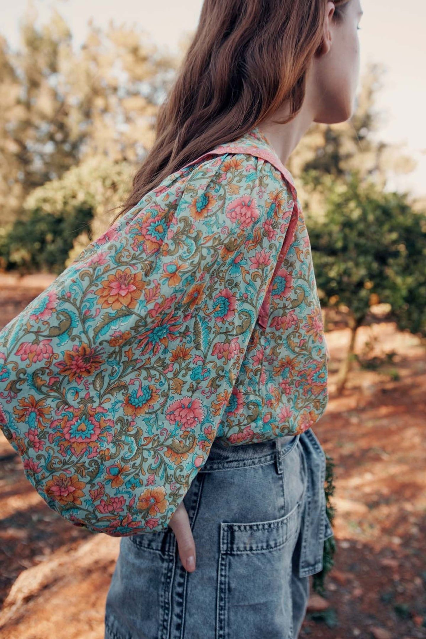 SHIRT JANE WATER RIVER FLOWERS 4