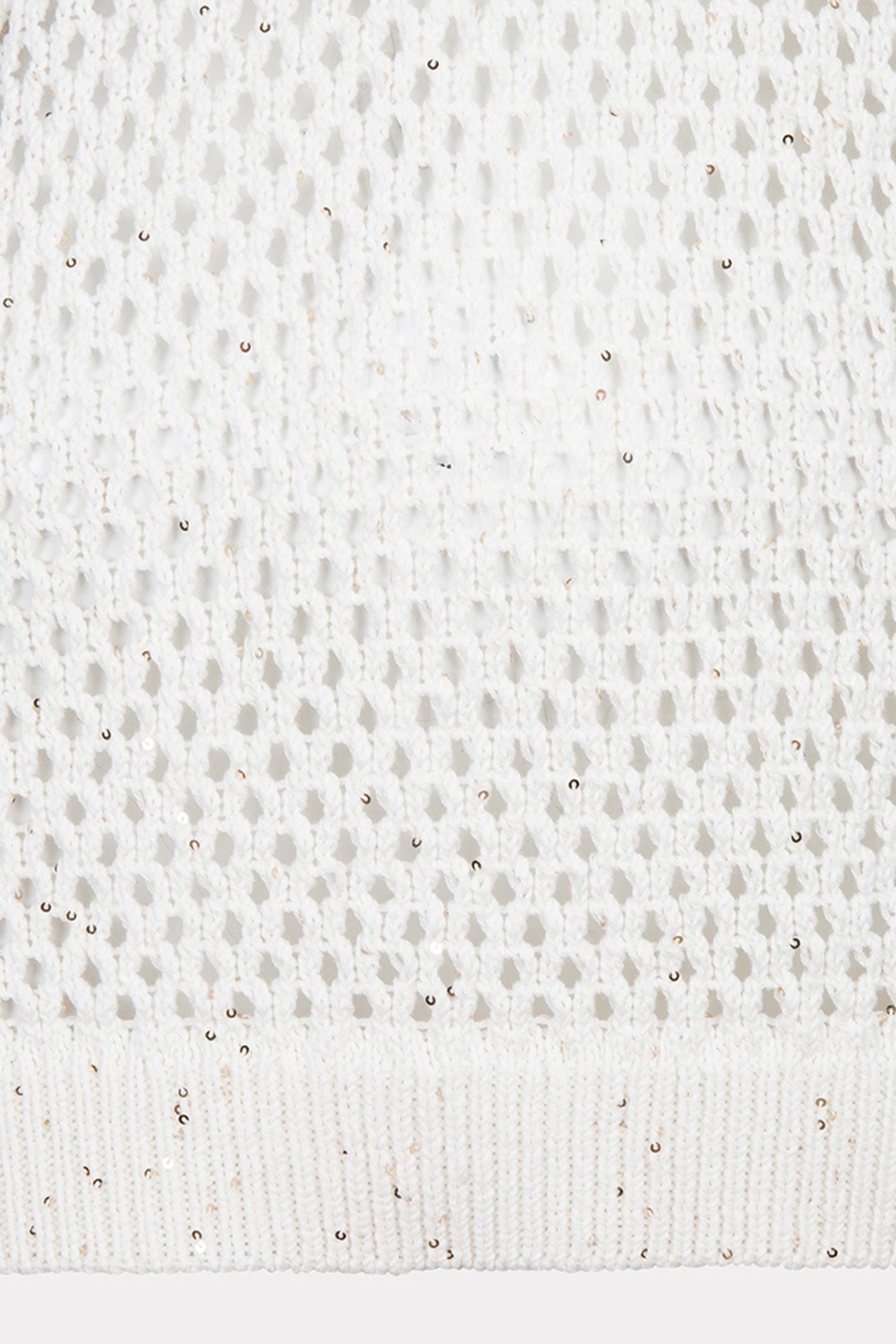 SWEATER COTTON SEQUINS OFF WHITE 8