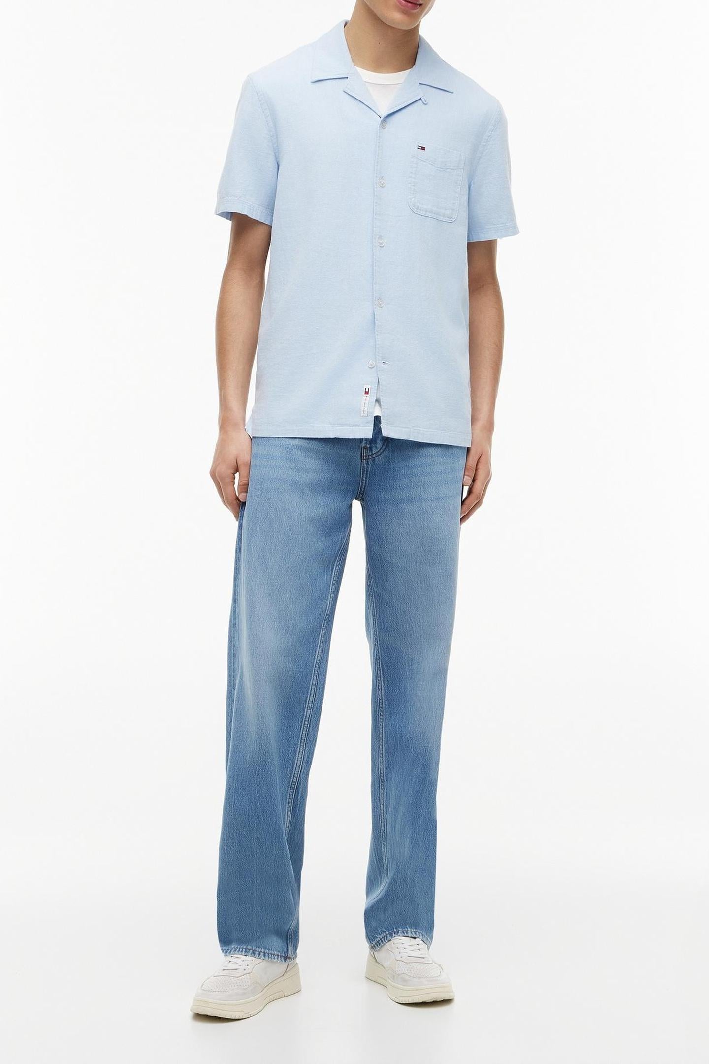 TJM REGULAR LINEN BLEND SWEET BLUE 2