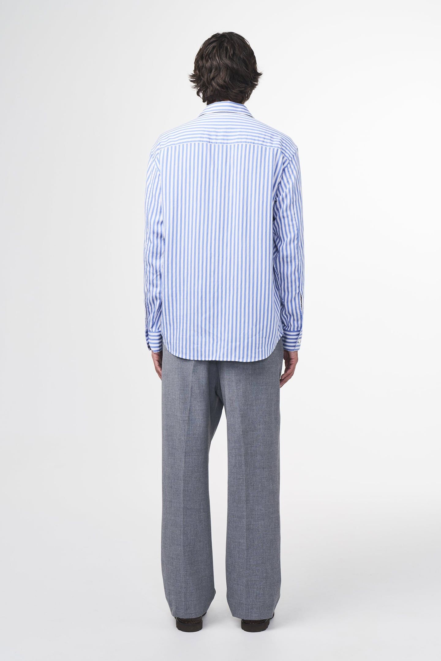 FREDDY NO PKT 5330 SHIRTS BLUE STRIPE 3