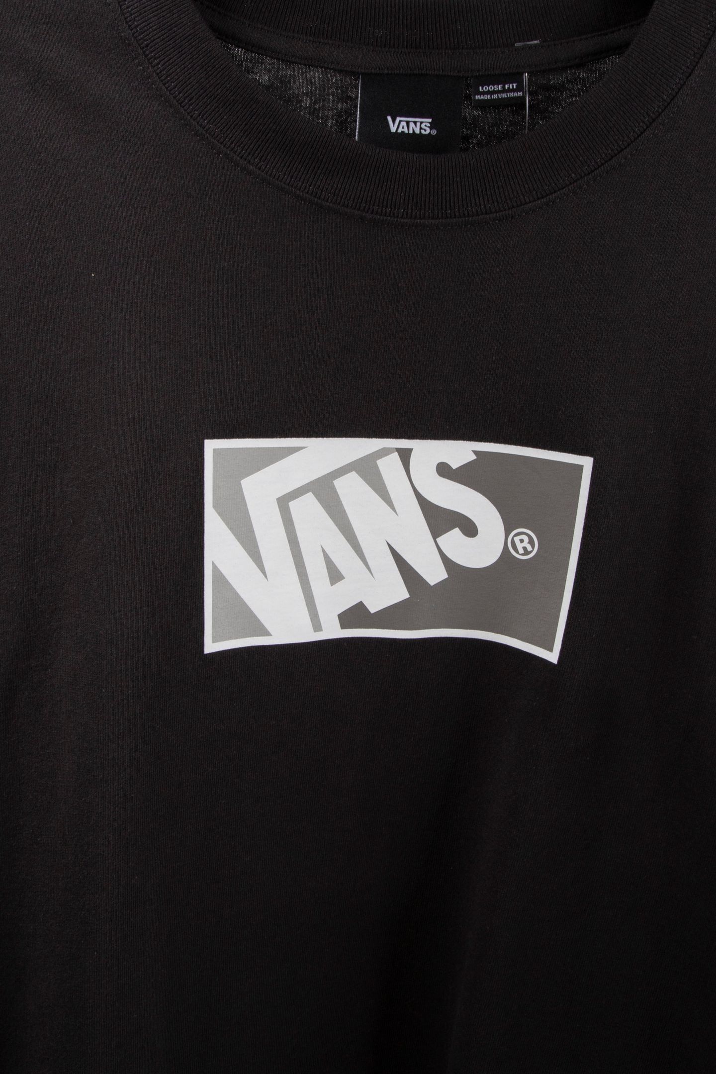 ORIGINAL STANDARDS BLOCKED BOX LS BLACK/DRIZZLE 4