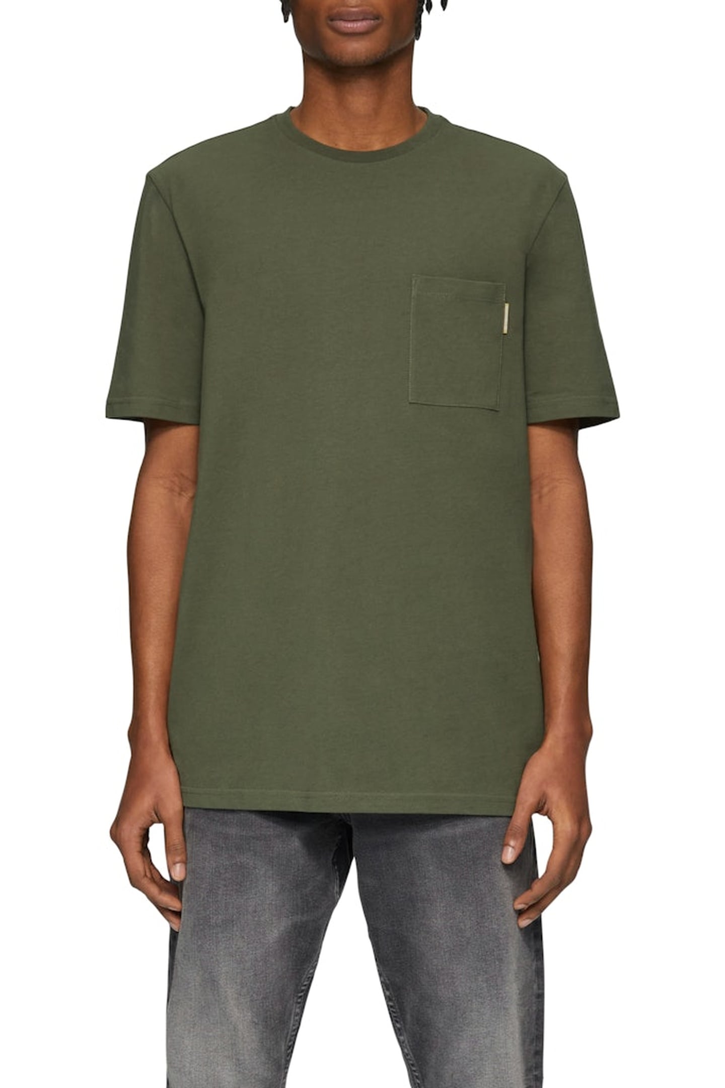 S.OLIVER-QS T-SHIRTS DARK GREEN 1