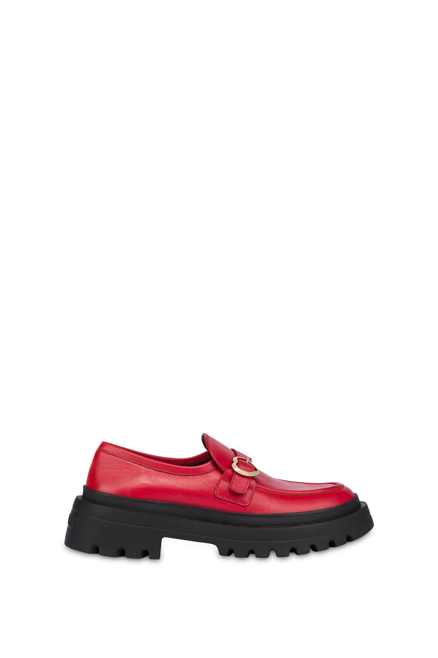 CALFSKIN MOCCASINS RED 1