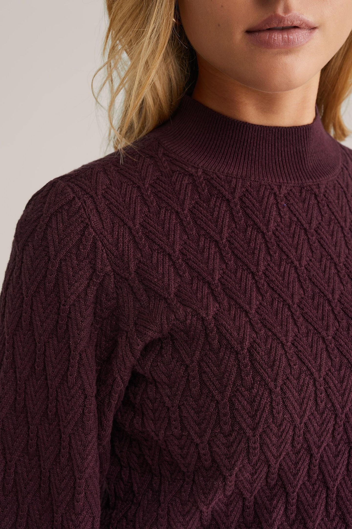 KNITTED PULLOVER VINTAGE RED 5