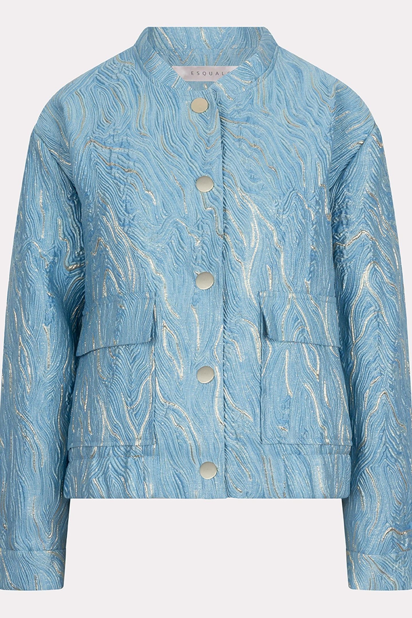JACKET BOMBER JACQUARD BLUE 7