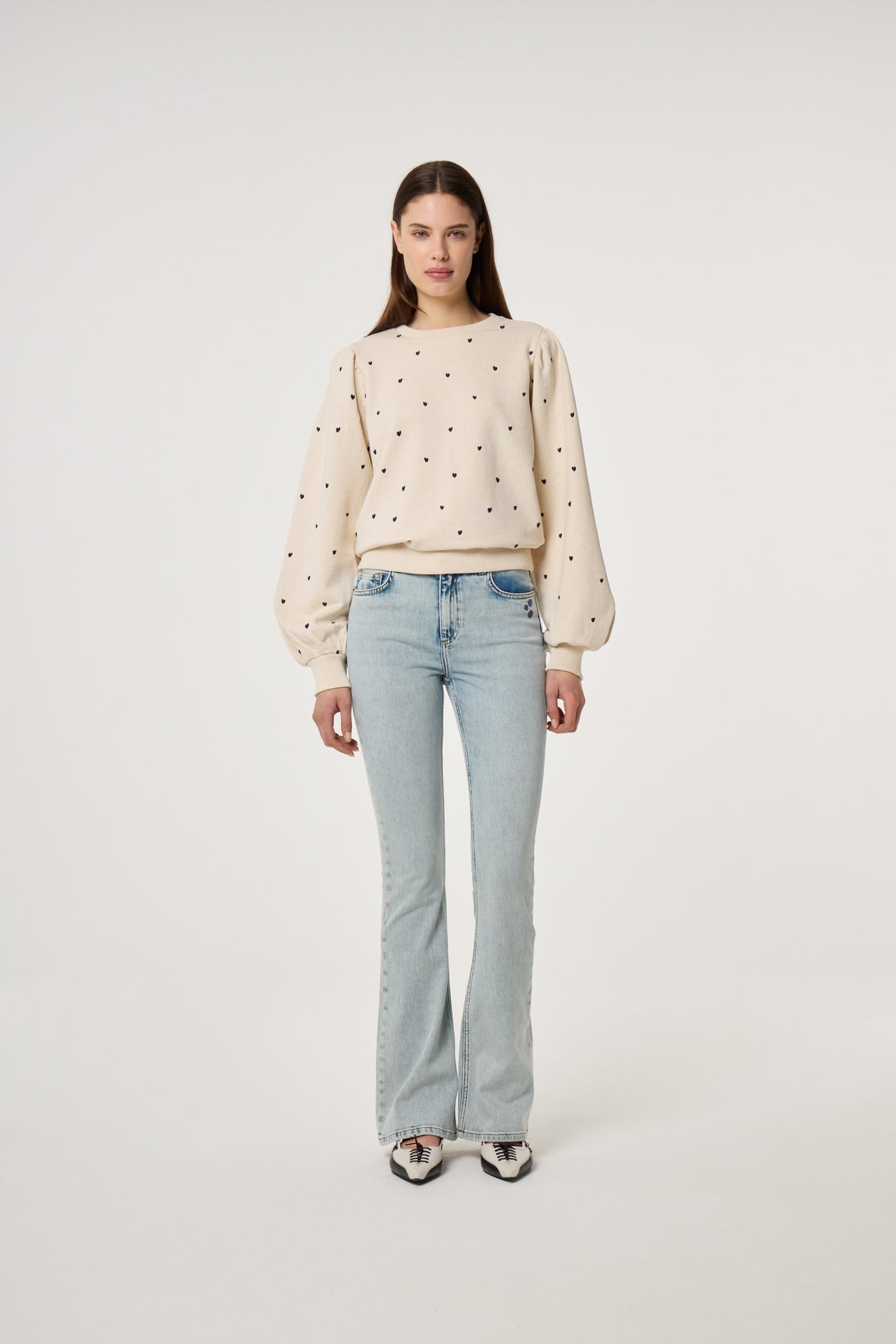 DINA SWEATER OATMEAL MELANGE 2
