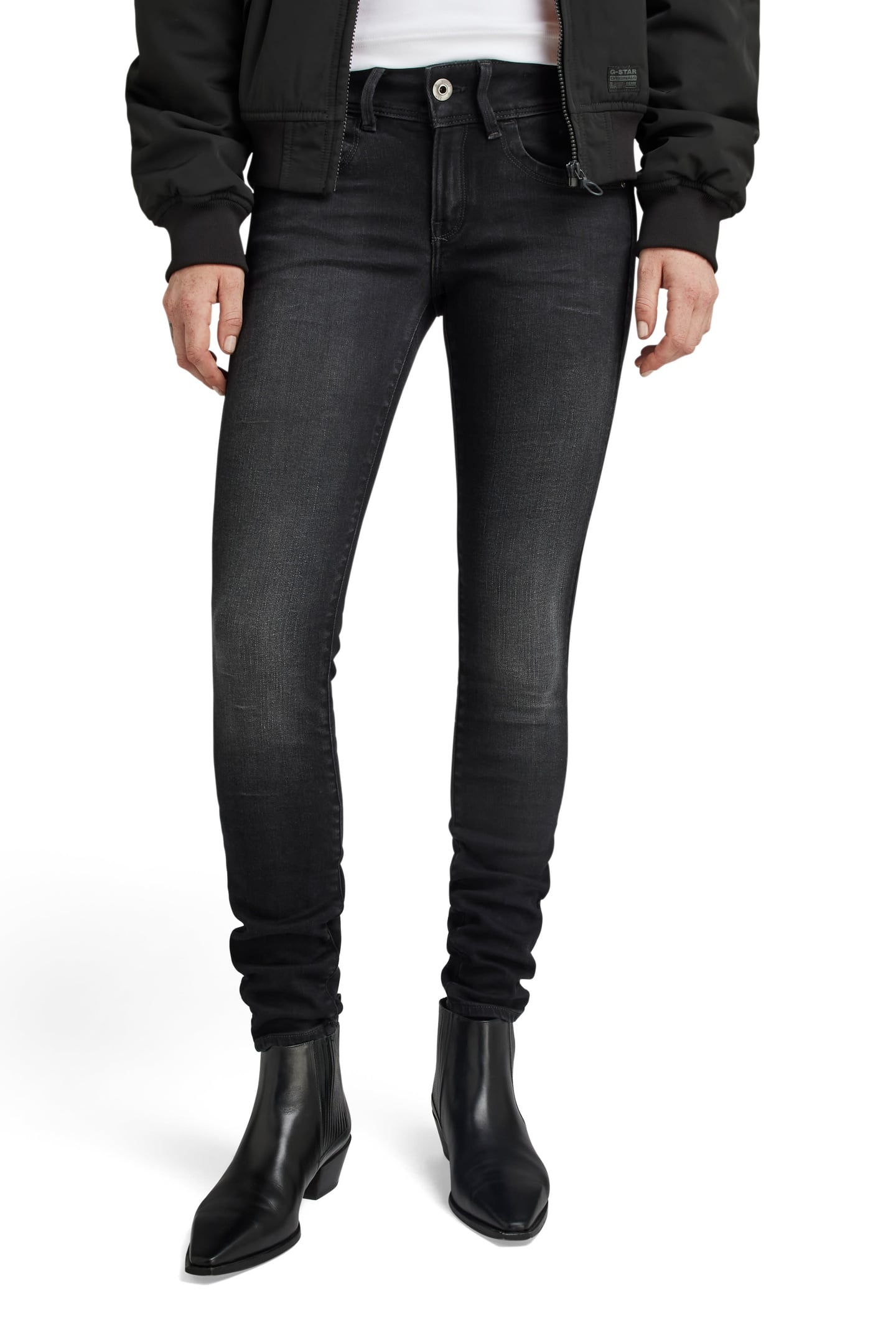 LYNN MID SKINNY FADED BLACK MAGNET 1