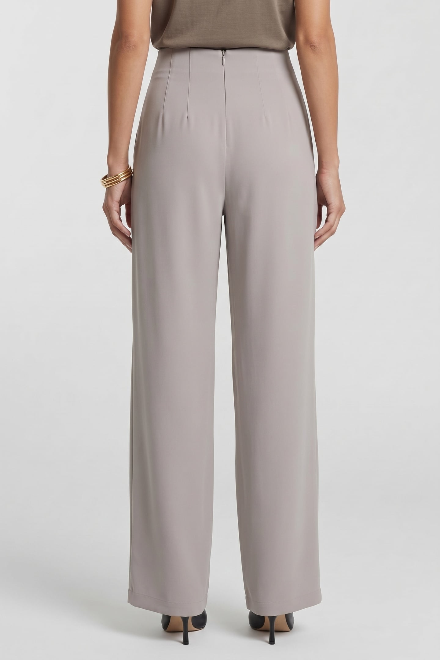 WIDE LEG TROUSERS GREY 4