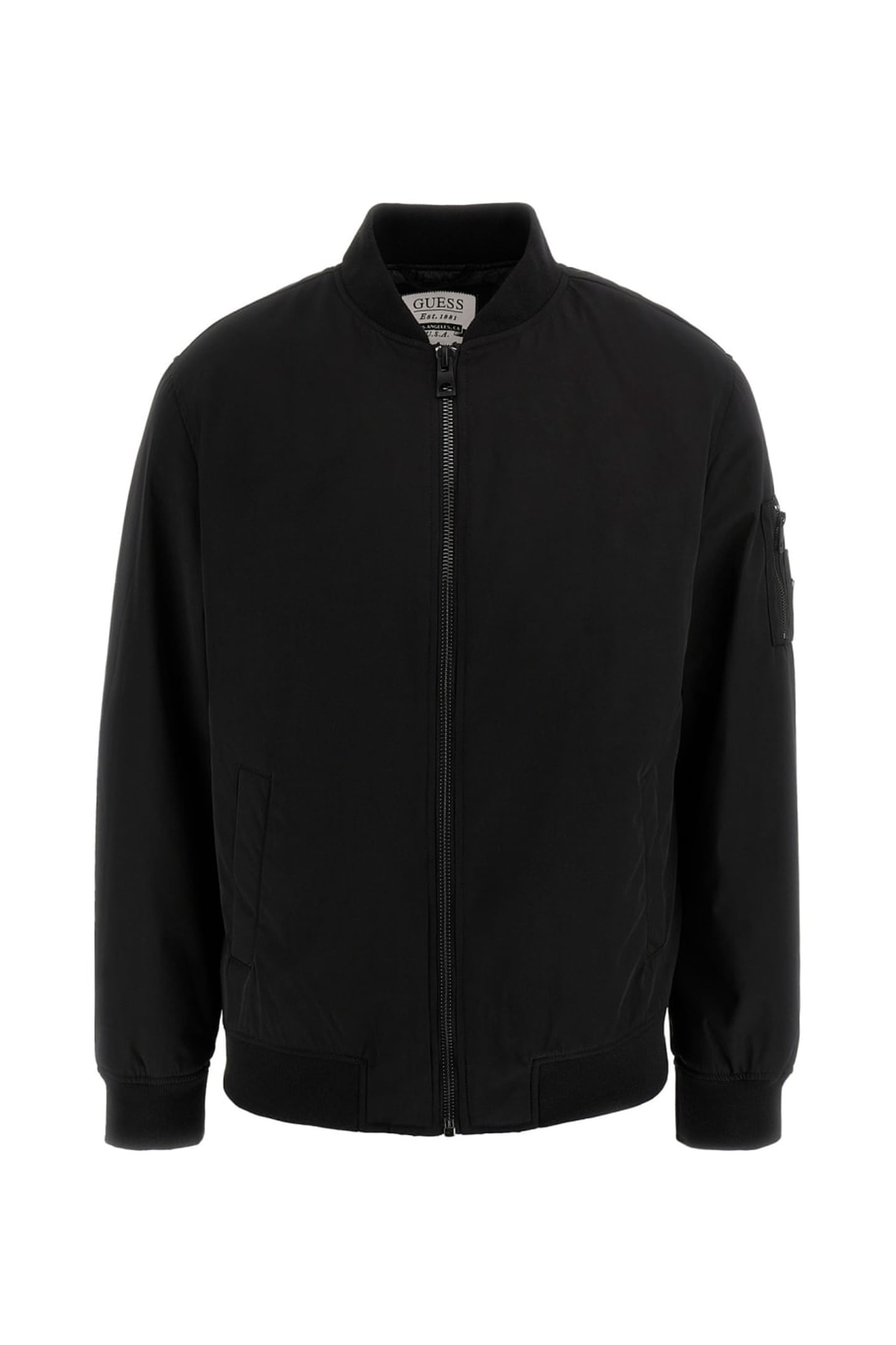 GUESS ECO SATIN BOMBER JET BLACK A996 6
