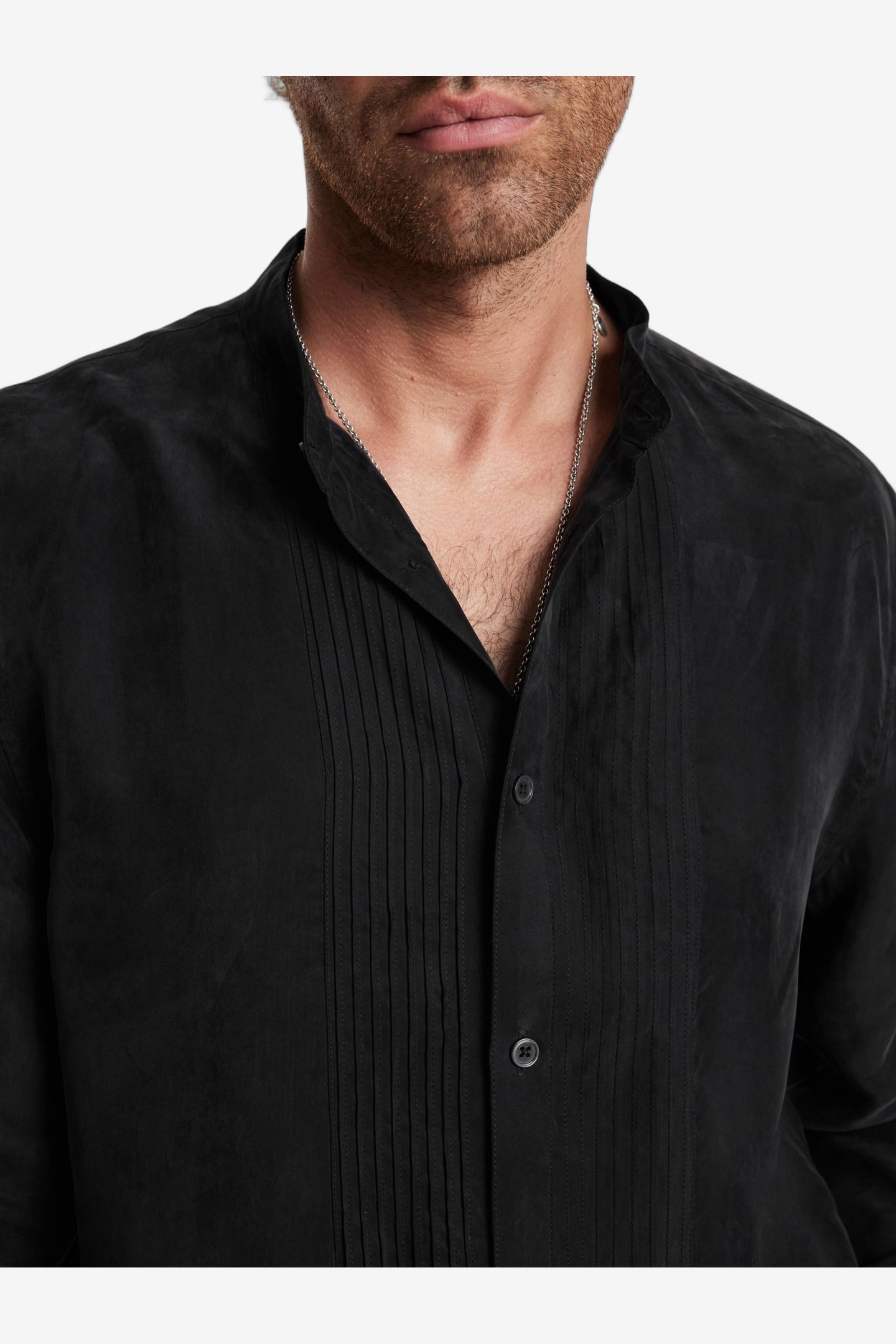 HANOVER SHIRT - SLIM FIT SHIRT WITH BAND BLACK 3