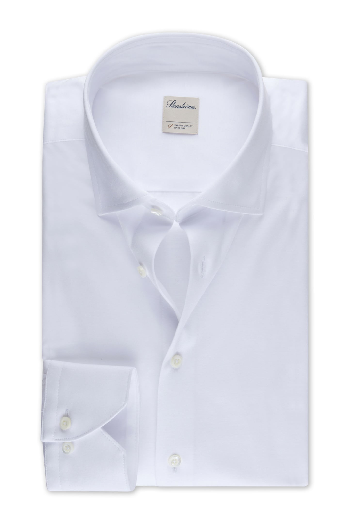 JERSEY SHIRT, FITTED BODY WHITE 1