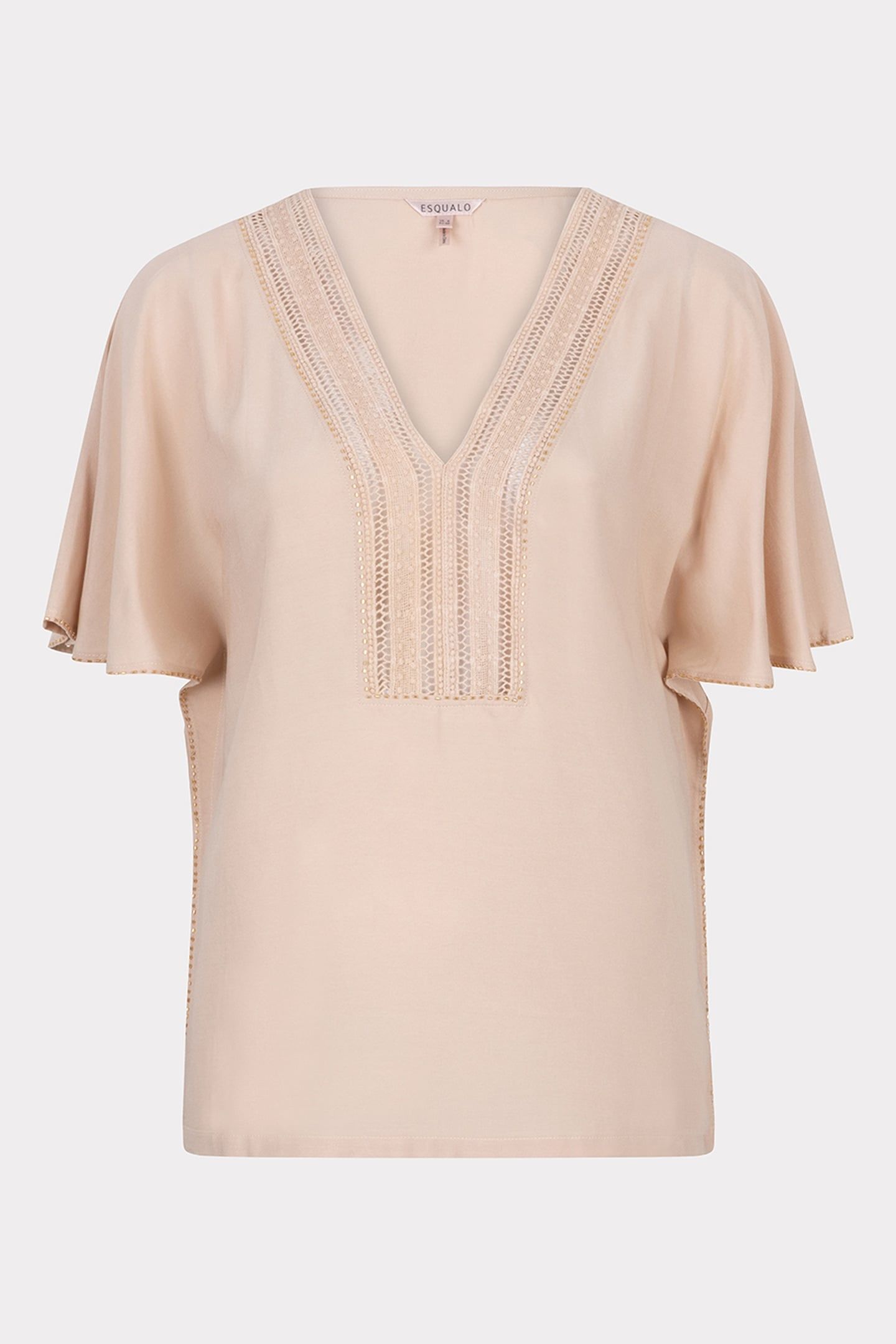BLOUSE EMBELLISHED SAND 4