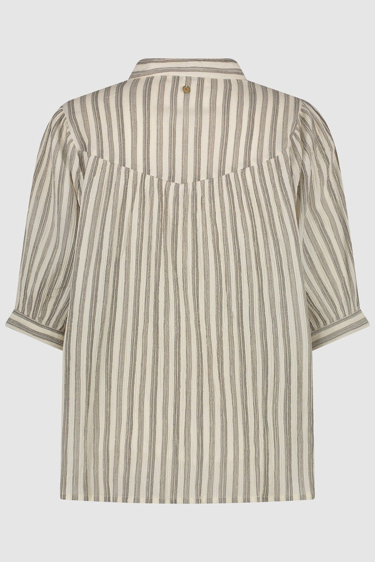 QUINN BLOUSE GREY STRIPE 2