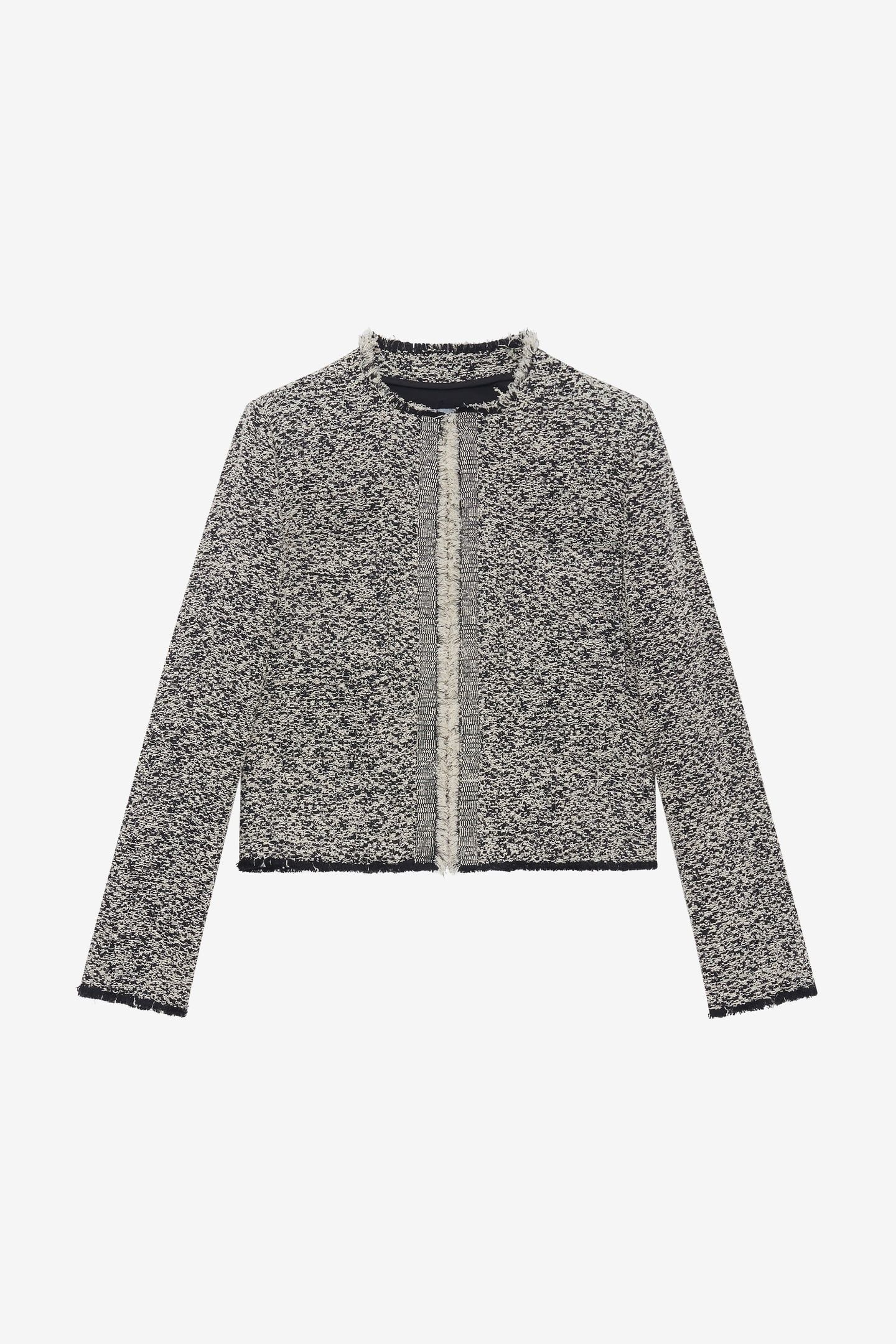 HAZELA JACKET BLACK/ECRU 4