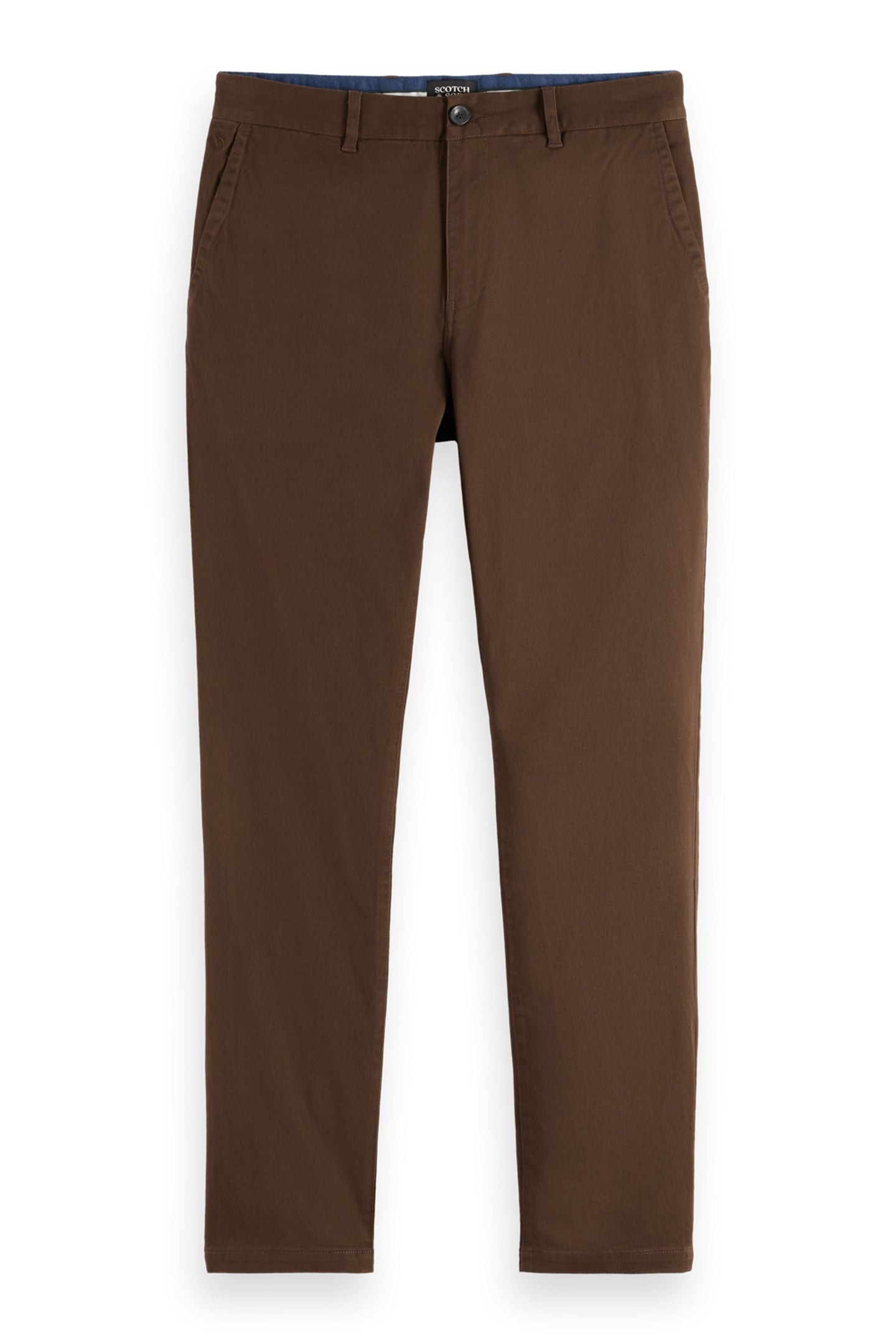 STUART - SLIM-FIT WASHED COTTON BLEND CHINO DEMITASSE 1