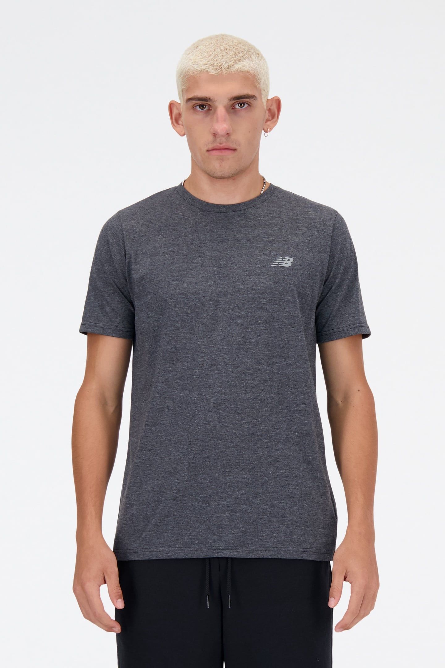 SPORT ESSENTIALS HEATHERTECH T BKHEATHR 1