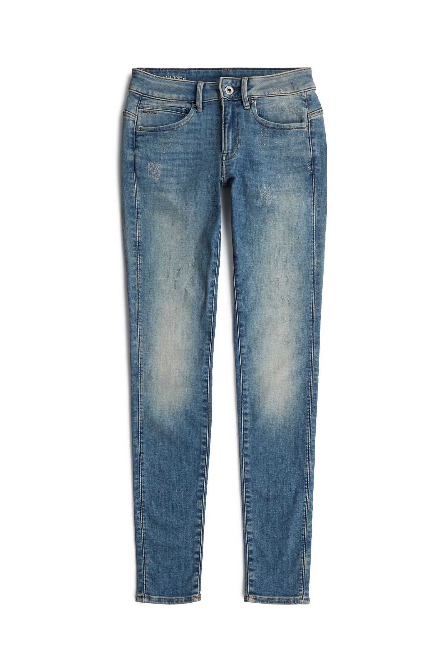 MIDGE ZIP SKINNY LIGHT VINTAGE AGED DESTROY 4