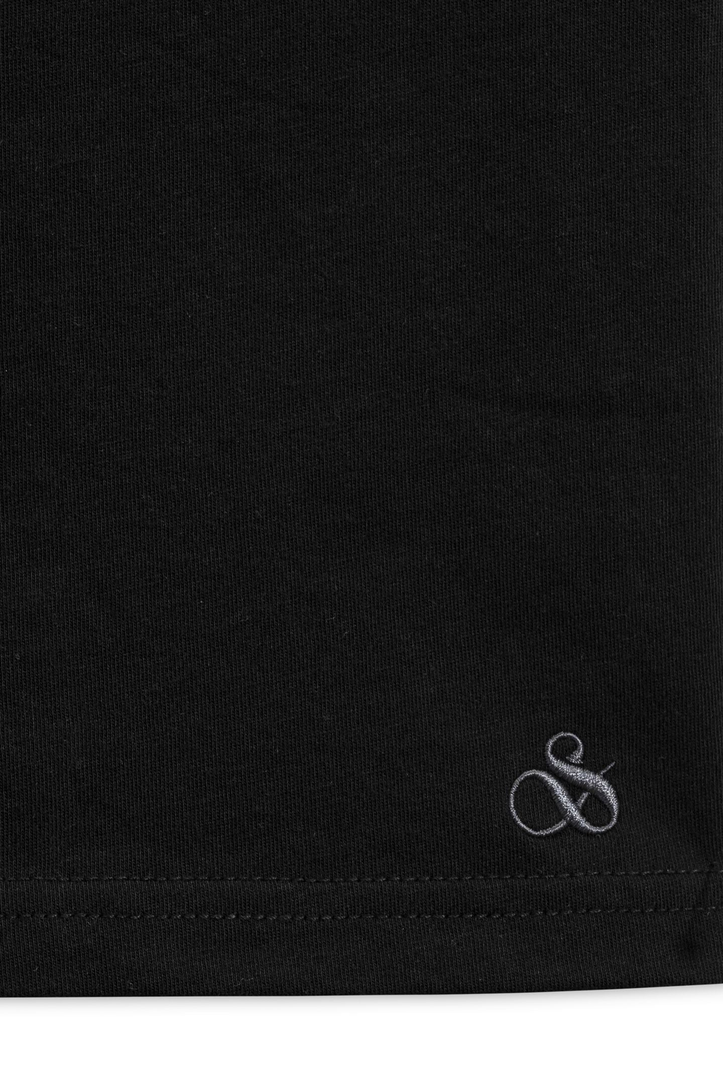 3PK MENS ULTRA SOFT CREW NECK TEE BLACK 4