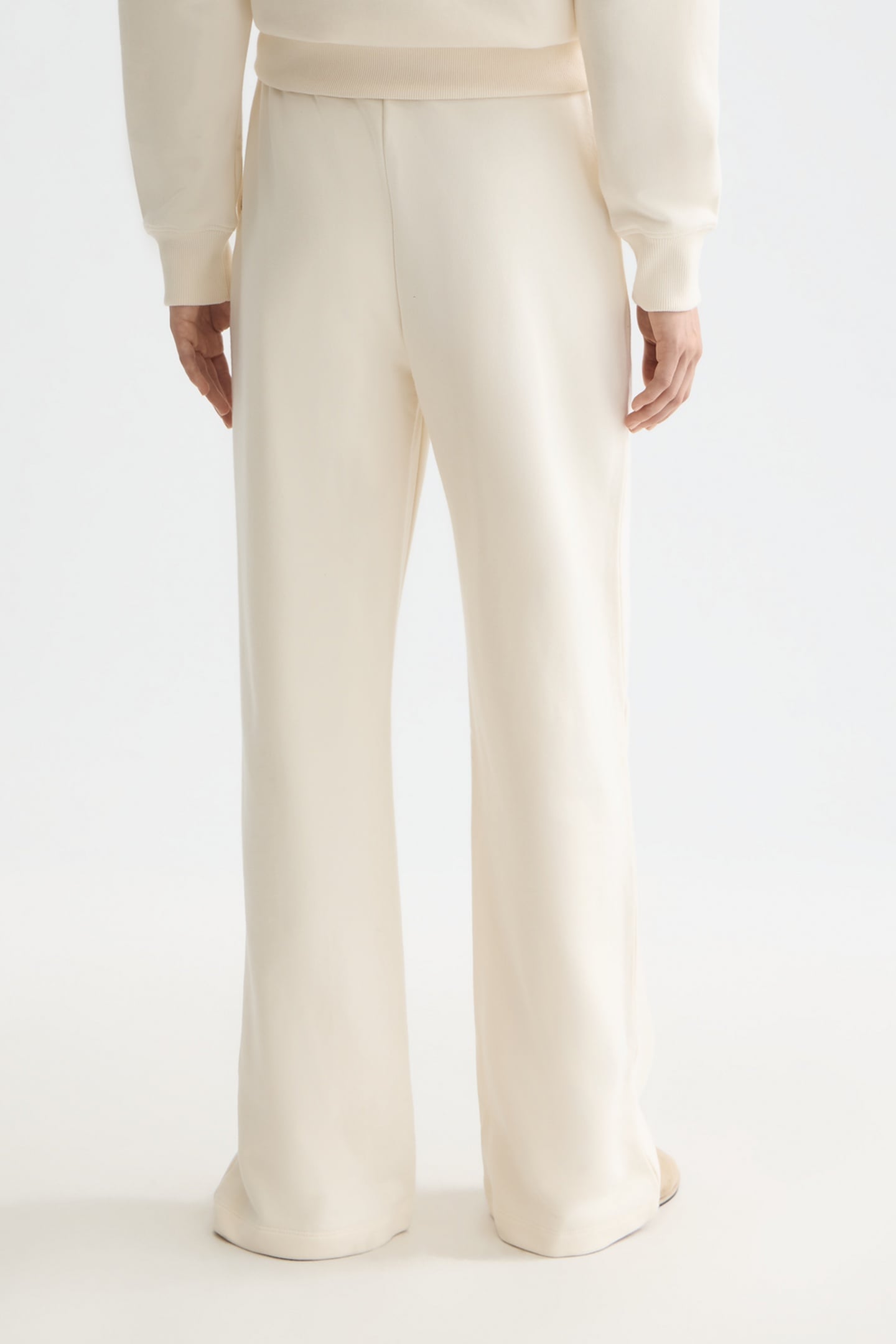 ARTWORK WIDE LEG SWEATPANTS OFF WHITE 3