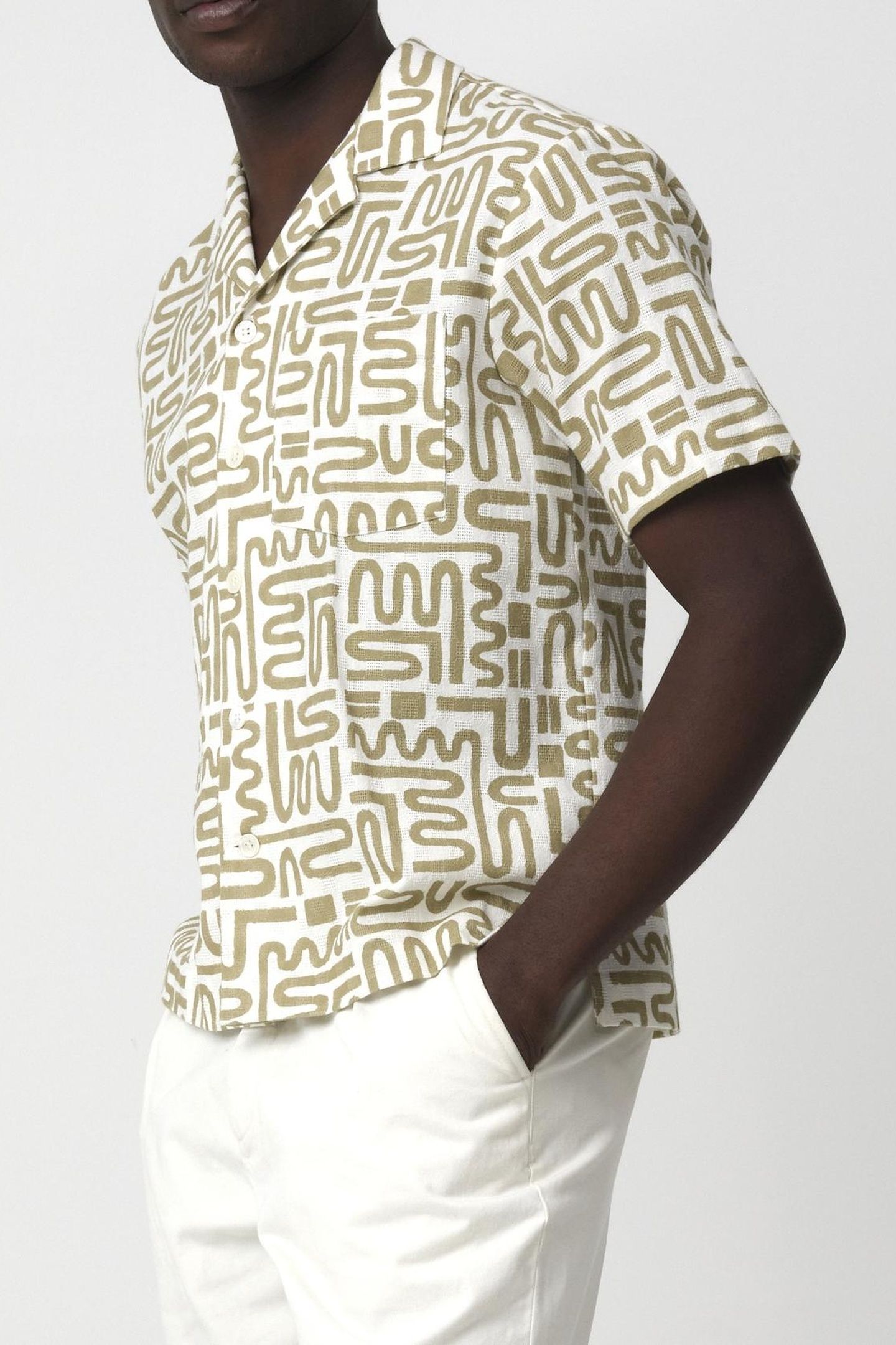 ALBERTO CASUAL SHIRT GREEN 1