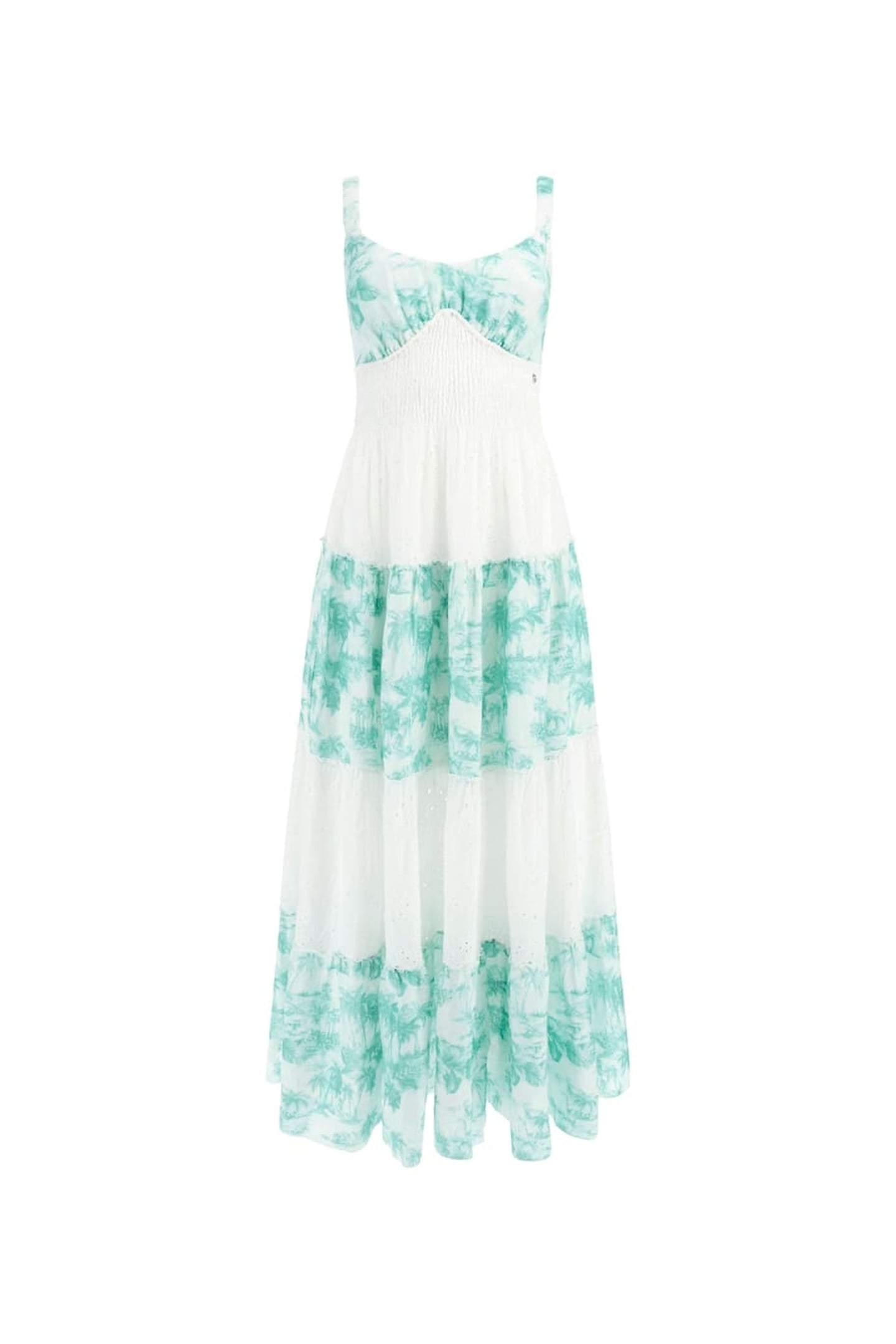 GUESS ECO SAVINA MIX PRINT DRE VINTAGE ISLAND TURQU 5