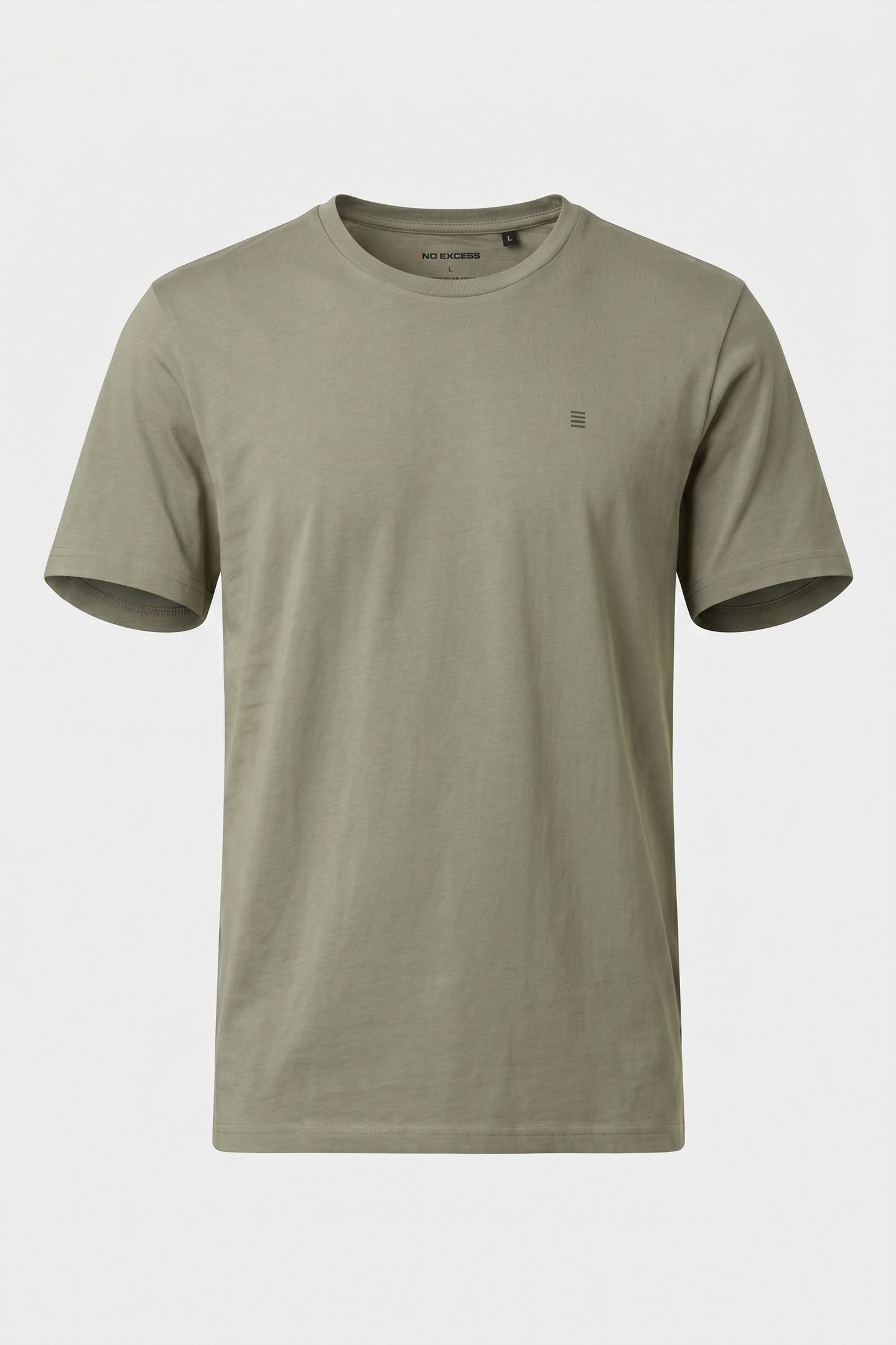 T-SHIRT CREWNECK SOLID BASIC GREEN 3