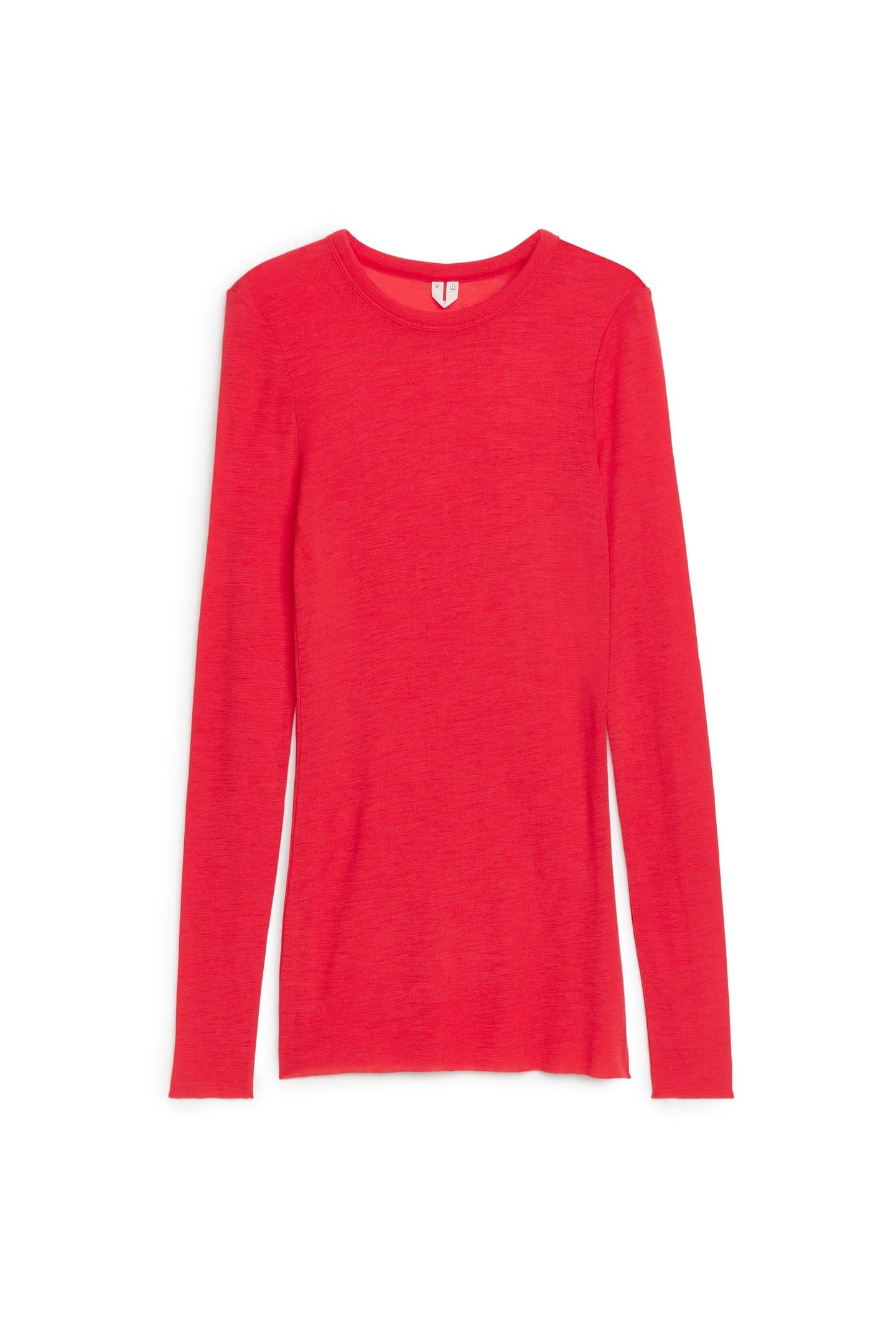 ODDRUN WOOL RIB LS RED 3