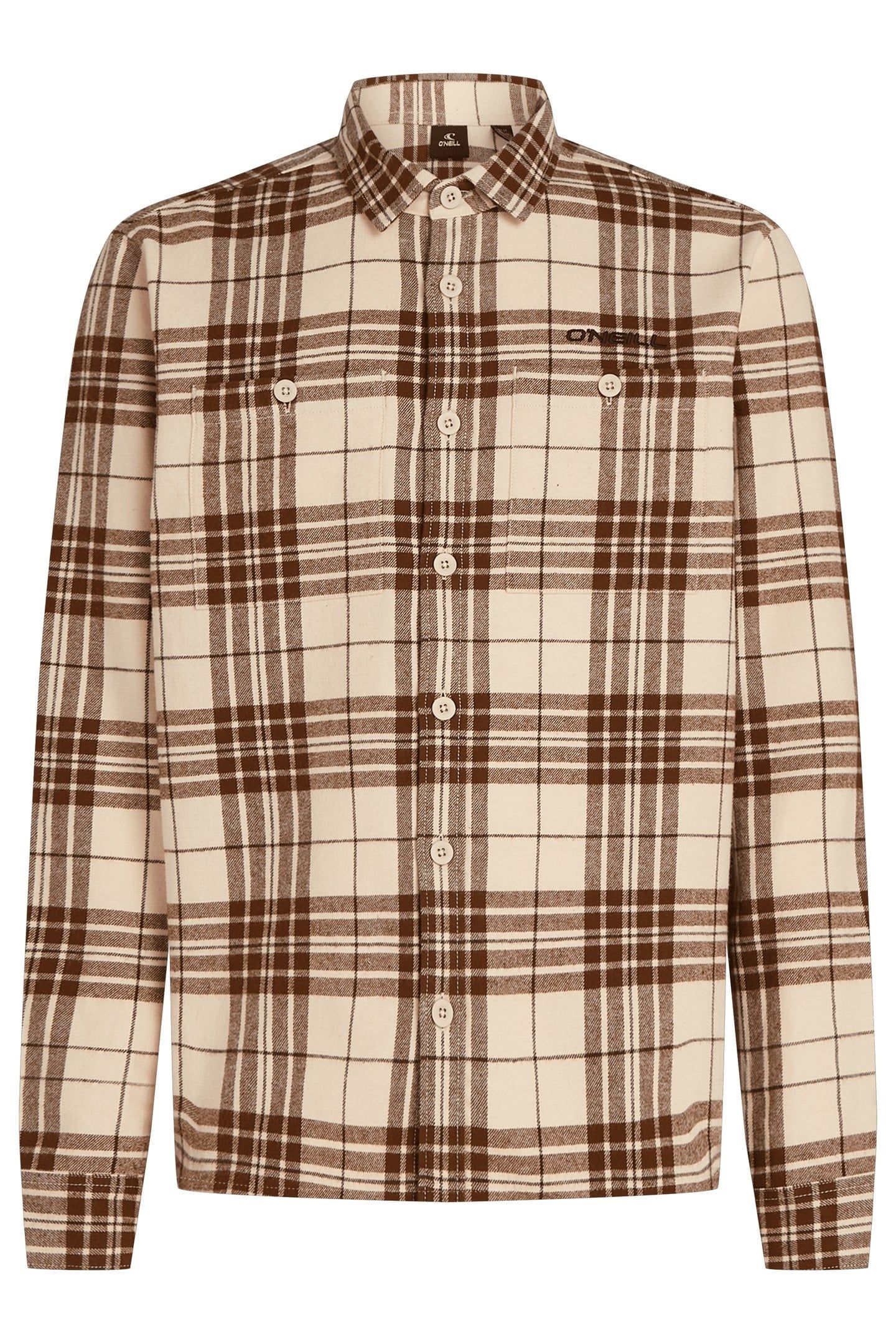 O'NEILL MUST-HAVE FLANNEL SHIRT BEIGE FLANNEL CHECK 4