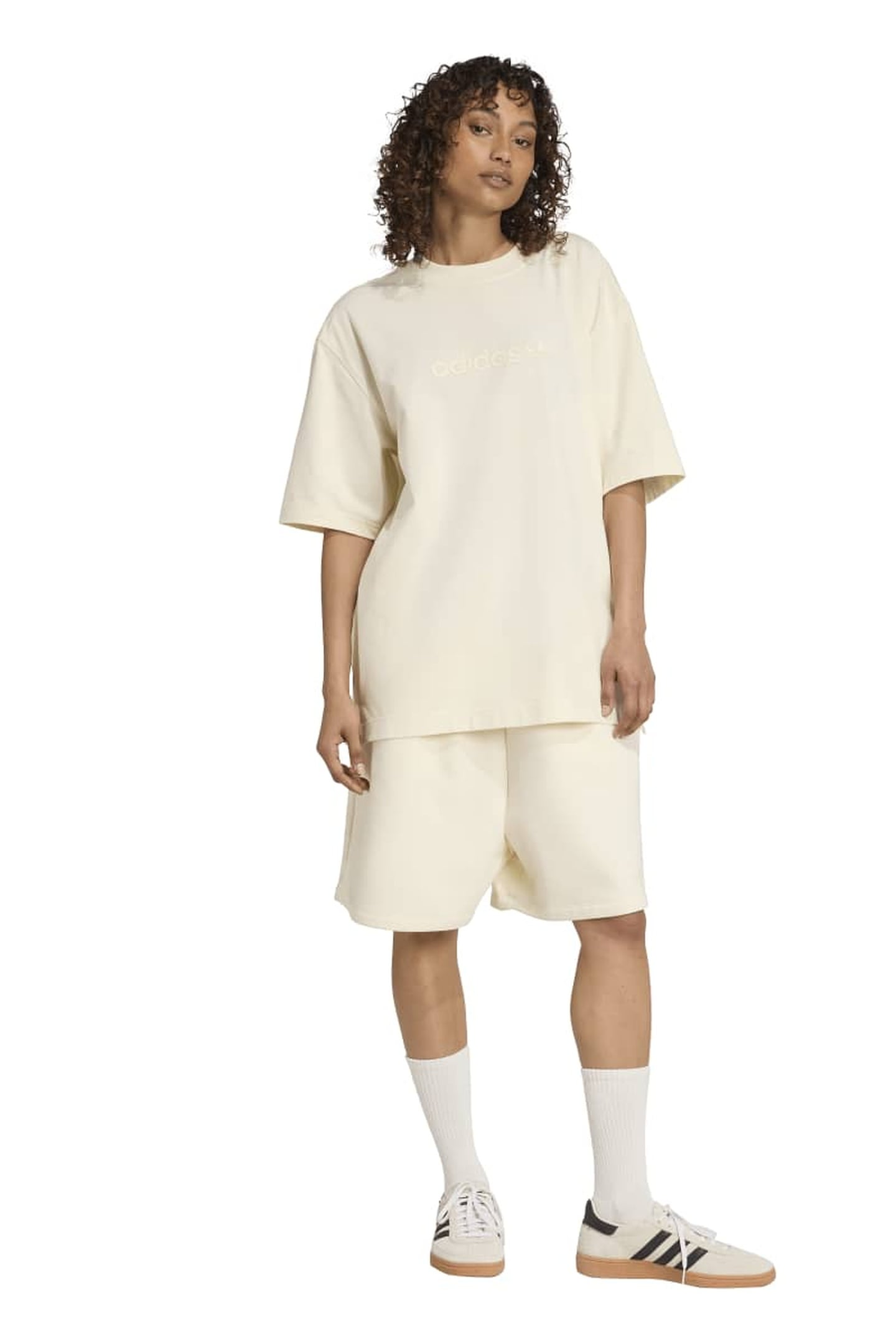 ORIGINALS ESSENTIALS LINEAR SHORTS OVERSIZED CREAM WHITE 3