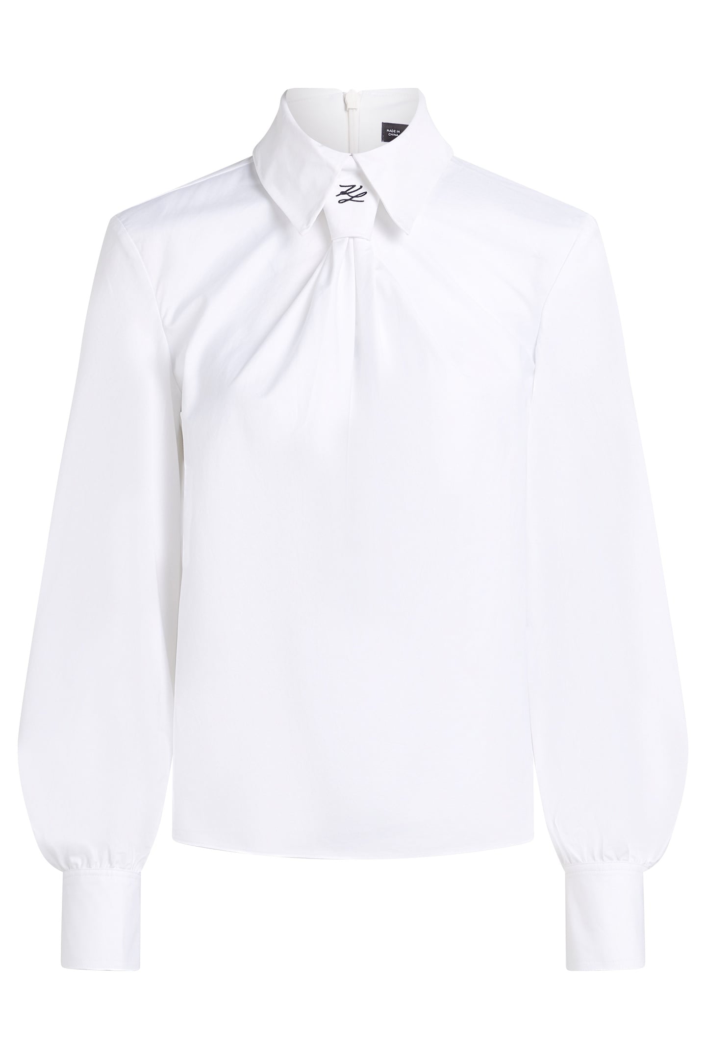 TIE BLOUSE WHITE 5