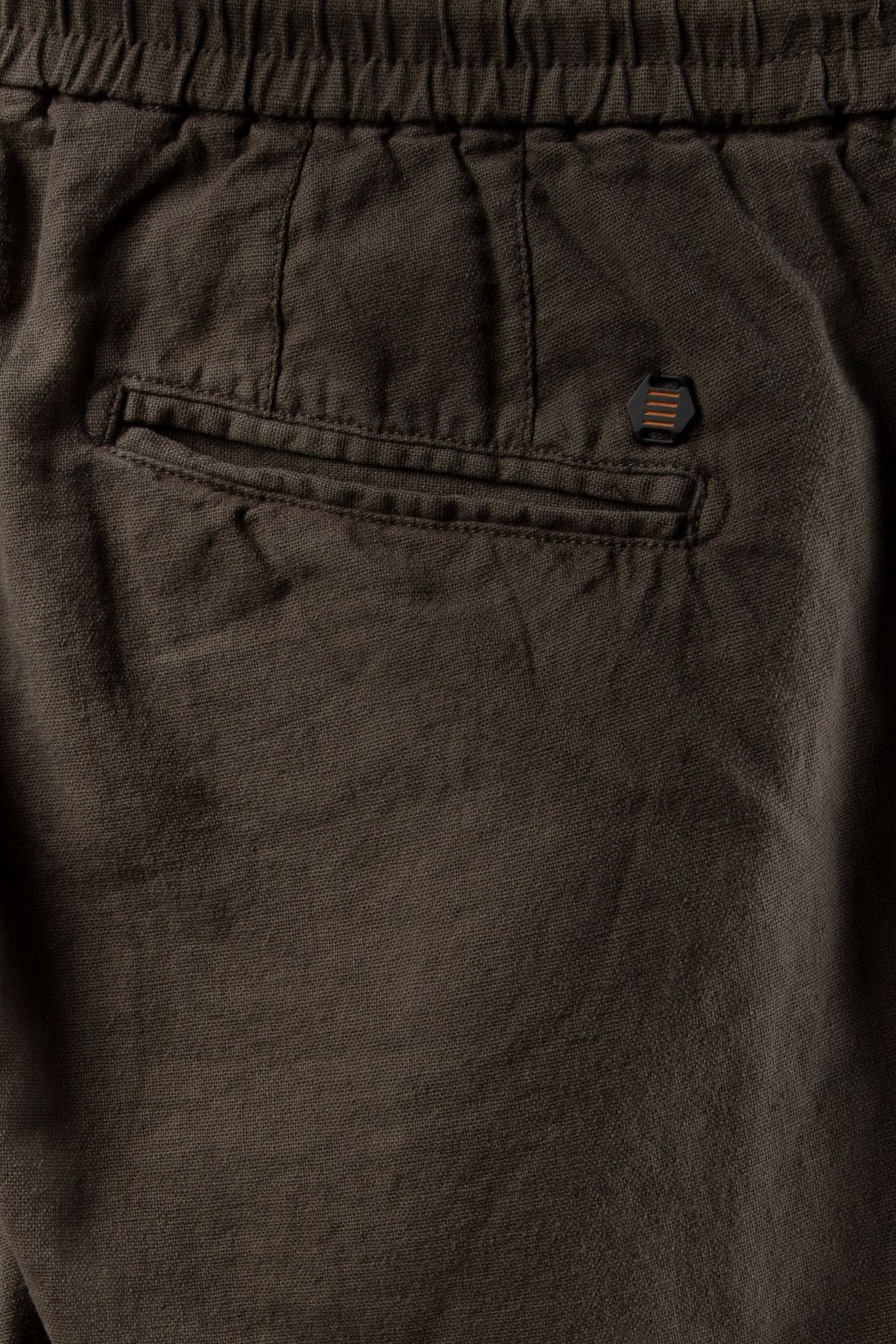 PANTS WITH LINEN GARMENT DYED DARK MOSS 4