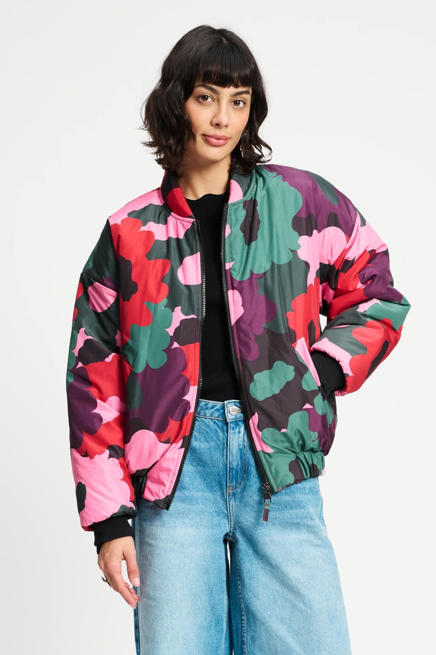 COAT - ABSTRACT FLOWER 2