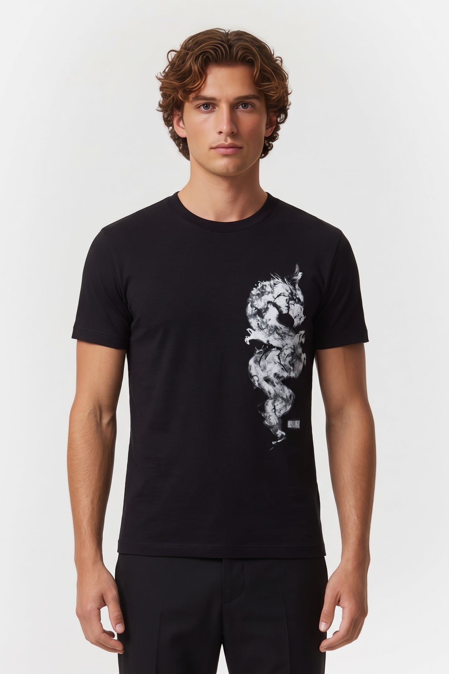 PAO T-SHIRT BLACK/WHITE 1