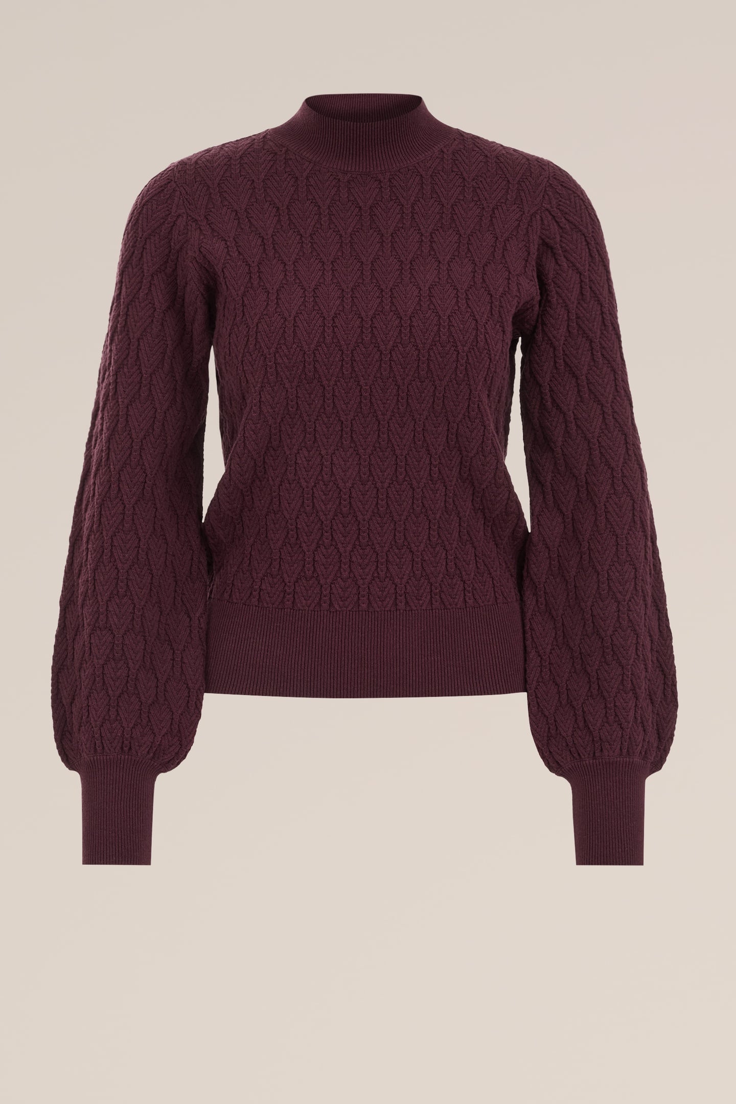 KNITTED PULLOVER VINTAGE RED 4