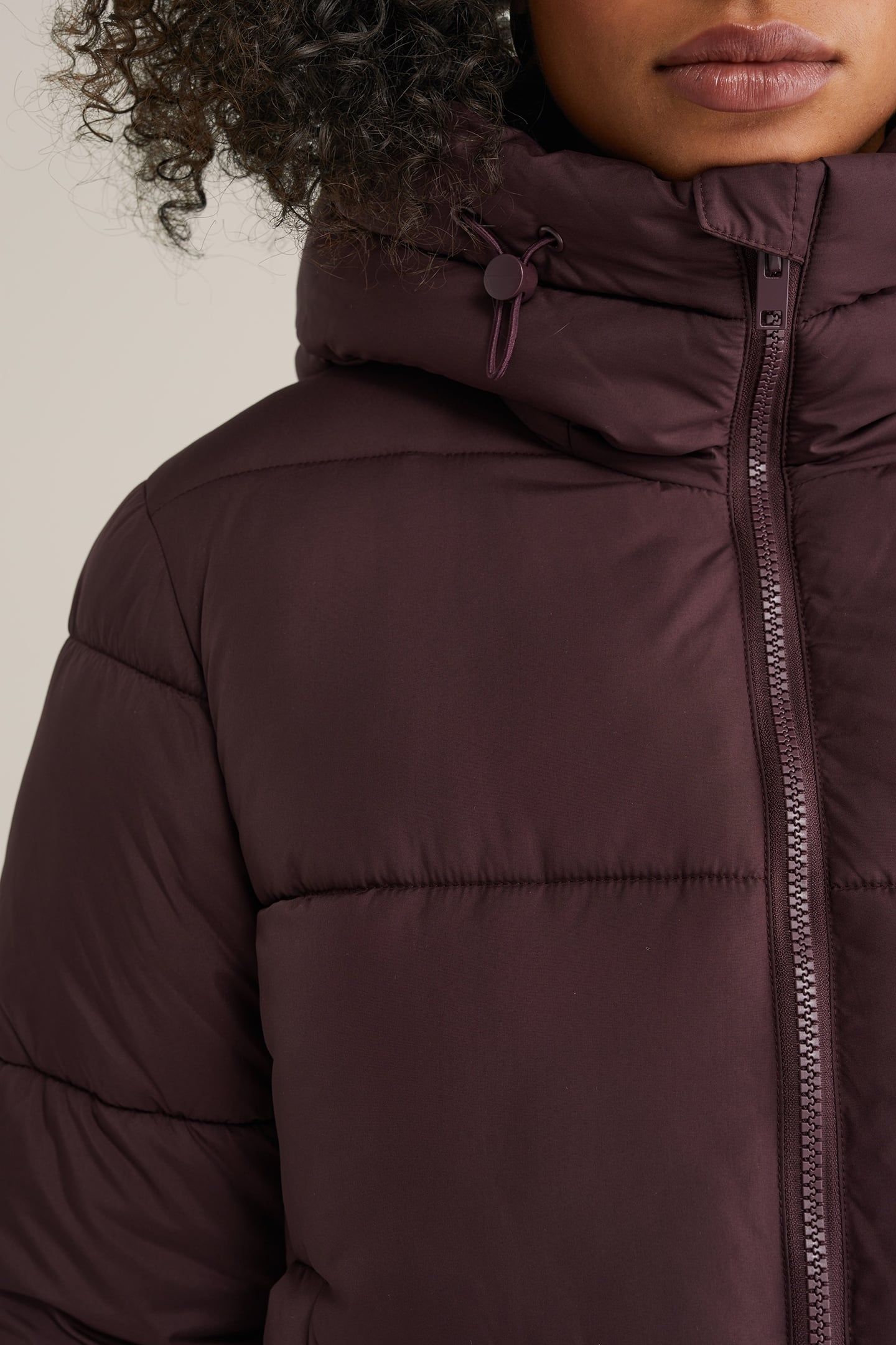 JACKET NORMAL LENGTH AUBERGINE 5