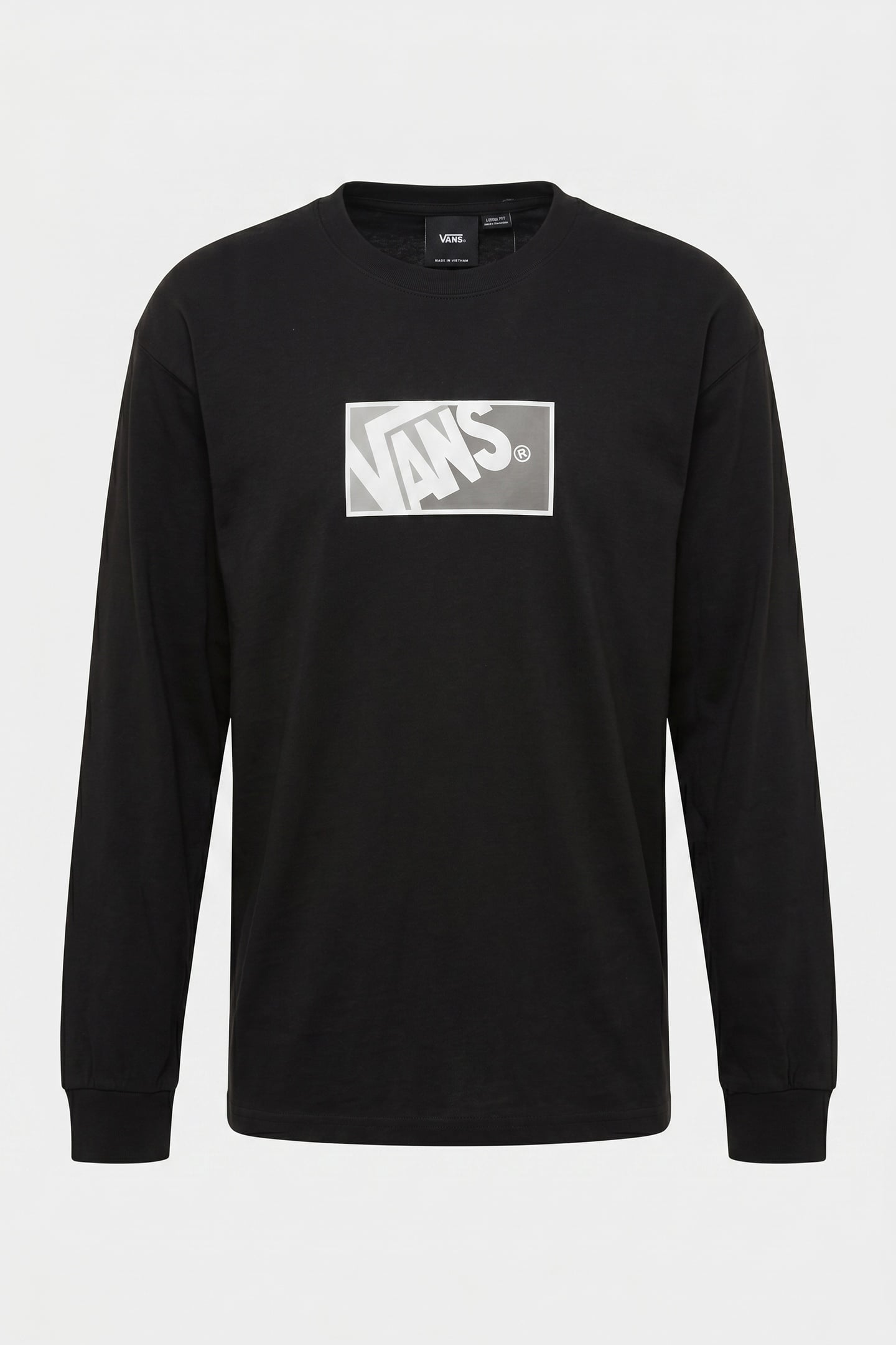 ORIGINAL STANDARDS BLOCKED BOX LS BLACK/DRIZZLE 3